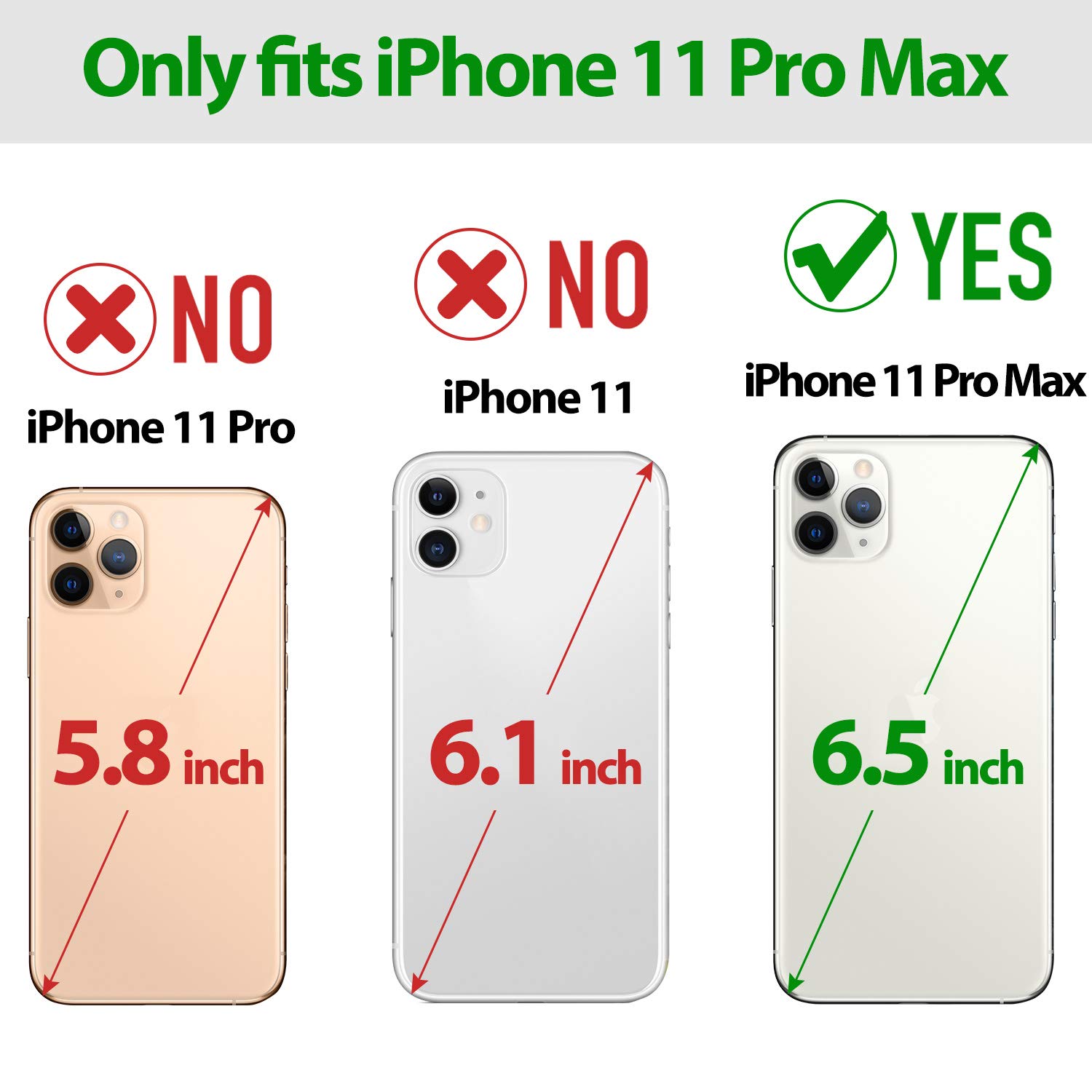 Premium SHIELDON Genuine Leather Wallet Case for iPhone 11 Pro Max (6.5