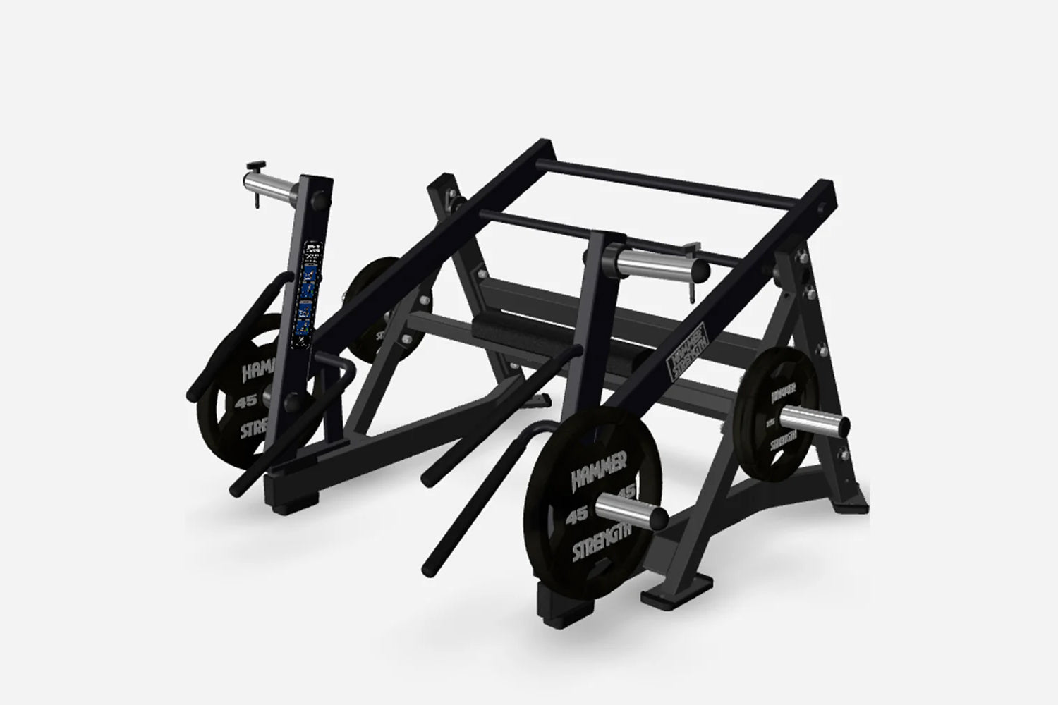Hammer Strength Ground Base Multi Squat Machine - Professional Gym Equipment for Leg Workouts & Strength Training - Perfect for Home Gyms & Commercial Fitness Centers
