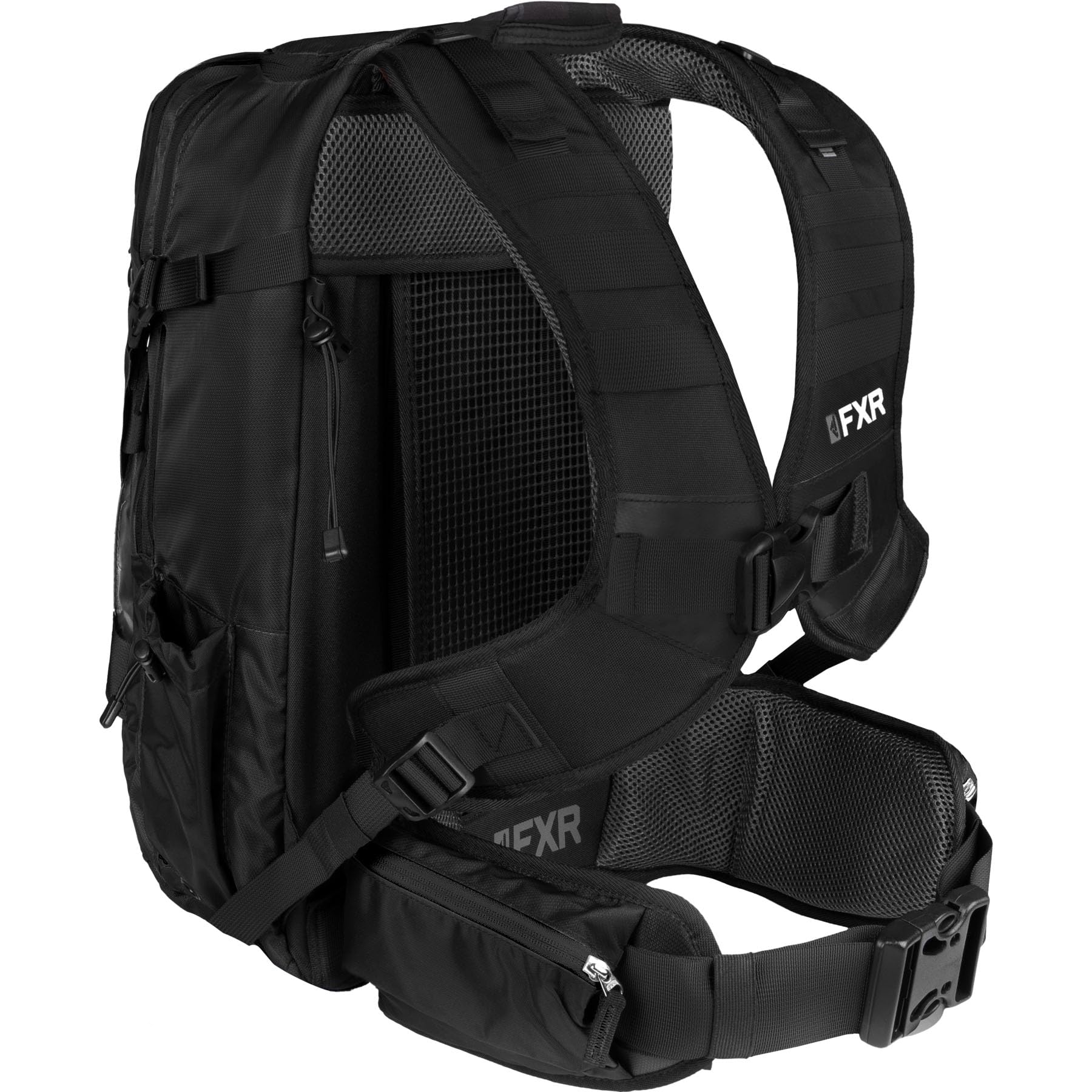 FXR Ride Pack 2025 - Black Ops Snowmobile Backpack - One Size Universal Fit - Durable Waterproof Gear Bag for Snowmobiling, Skiing & Outdoor Adventures