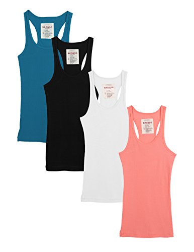 Black, White, Coral, Jade