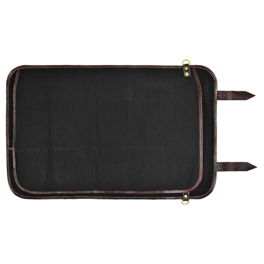 Boldric BOCKR111 9-Pocket Black Canvas Knife Roll Bag - Perfect for Chefs, Butchers & Outdoor Enthusiasts