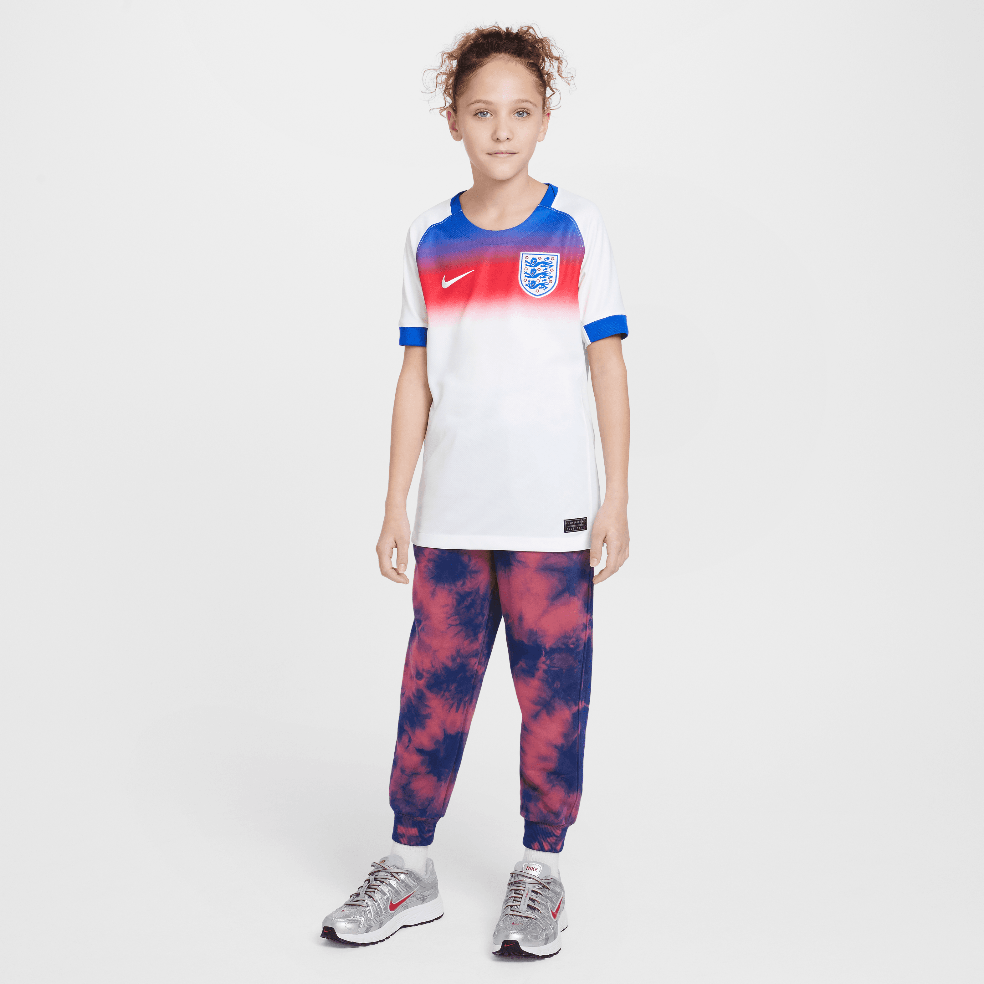 2025 England Youth Home Stadium Jersey - Authentic Football Kit for Kids & Teens - Perfect for Matches, Training, and Fan Support