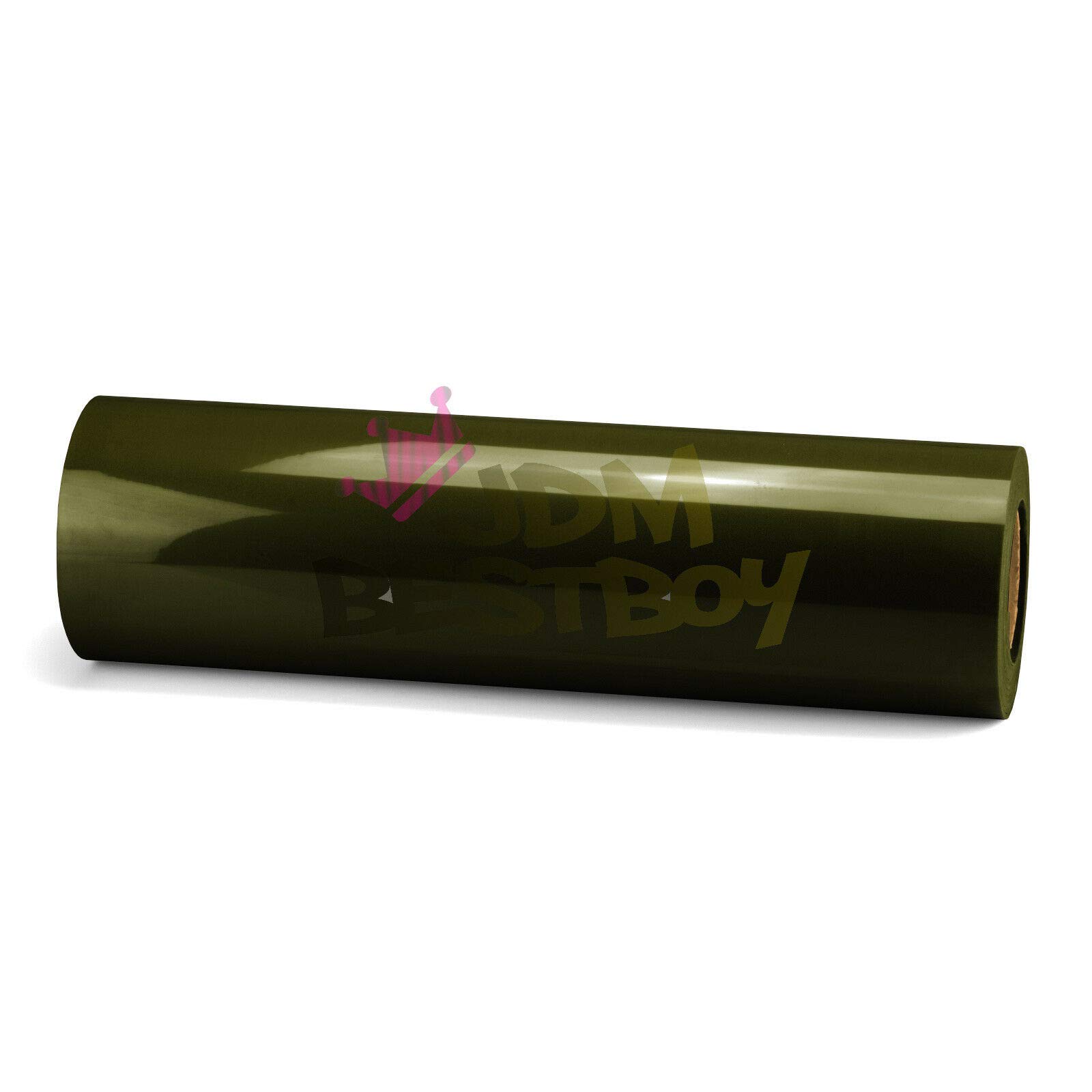 JD-ESSMO Army Green Flock Heat Transfer Vinyl HTV Sheet - 20