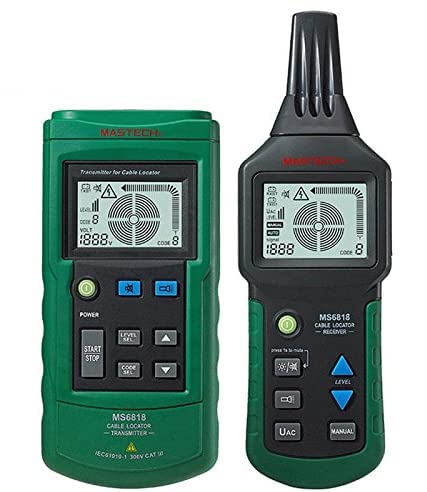 MS6818 Advanced Wire Tester & Cable Tracker - Multifunction Cable Detector & Pipe Locator (12-400V) for Home Electrical Repairs, Network Installations & Plumbing Work