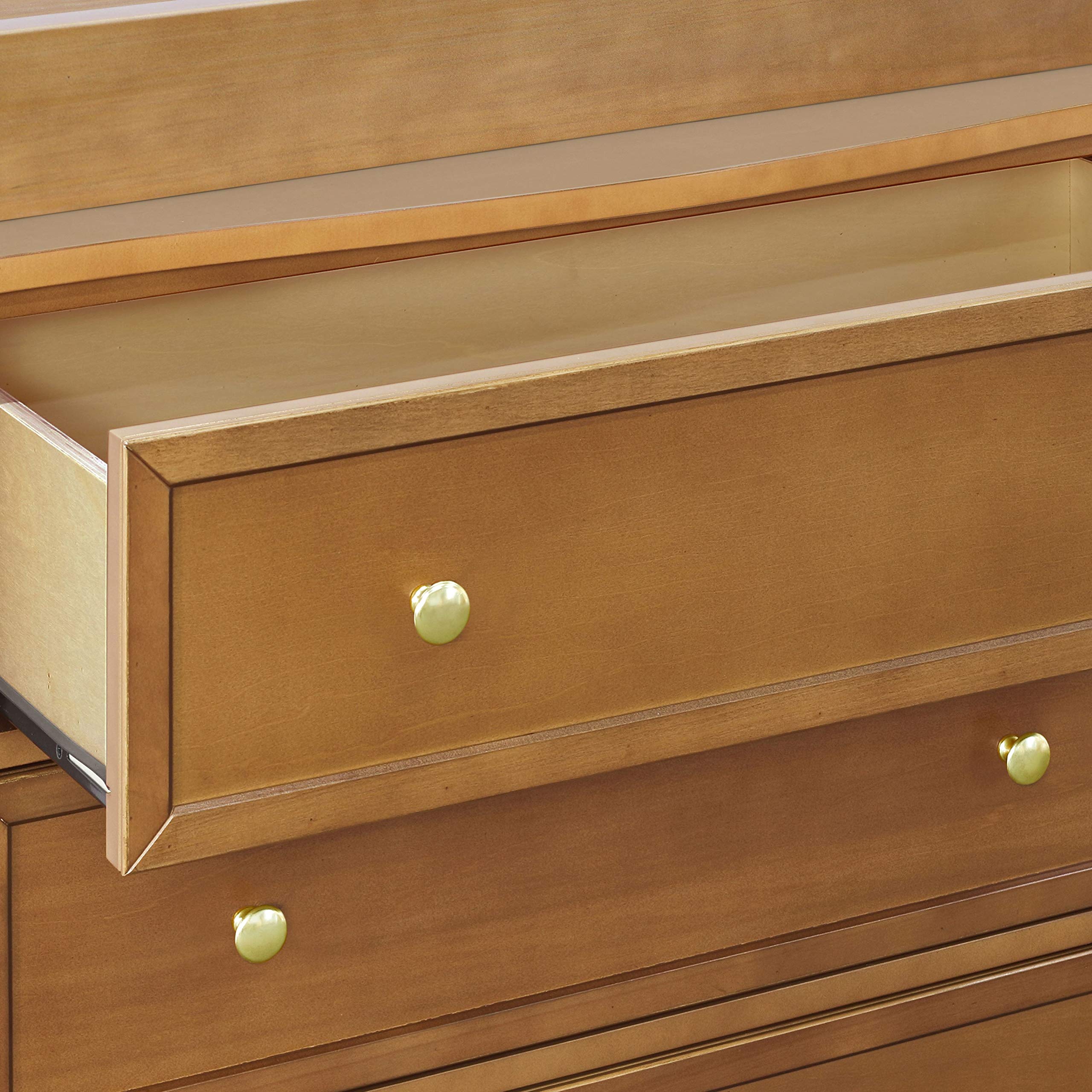 DaVinci Kalani 3-Drawer Chestnut Wood Dresser - Stylish Nursery & Bedroom Storage Furniture for Baby Clothes, Toys & Essentials