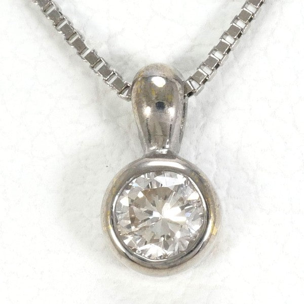 18K White Gold Diamond Necklace for Women - Elegant Dainty Pendant Jewelry Gift for Anniversary, Valentine's Day & Special Occasions