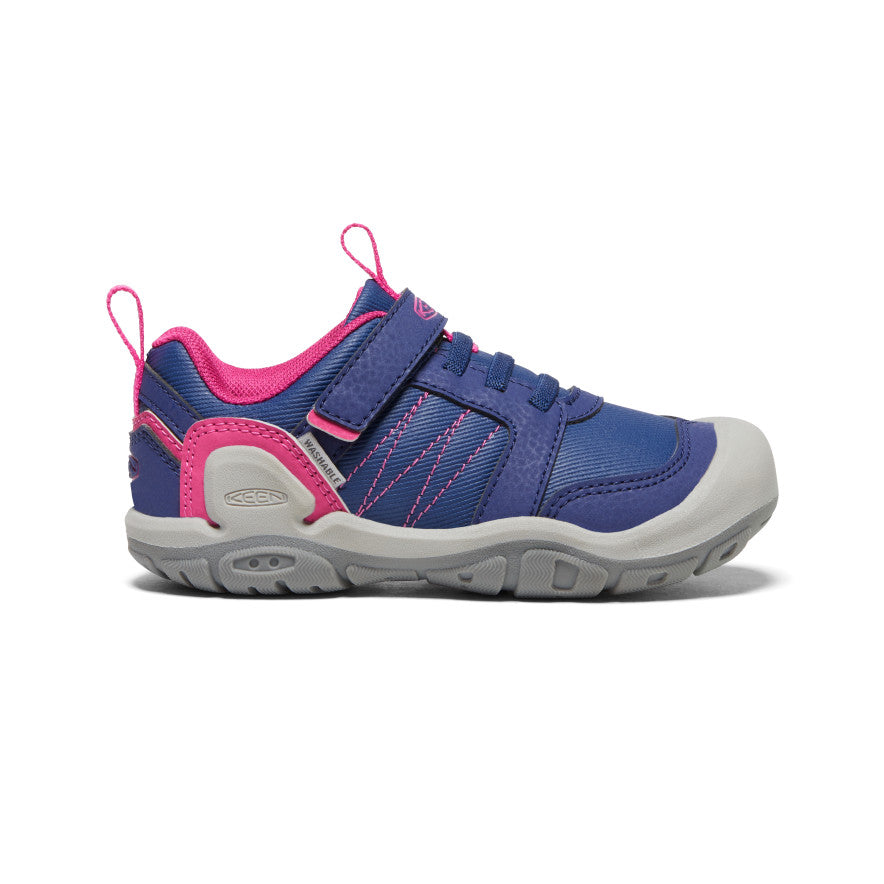 Little Kids' Knotch Peak Sneakers - Blue Depths/Pink Peacock | Comfortable Lightweight Sneakers for Toddlers & Preschoolers | Perfect for Playground, School & Everyday Wear