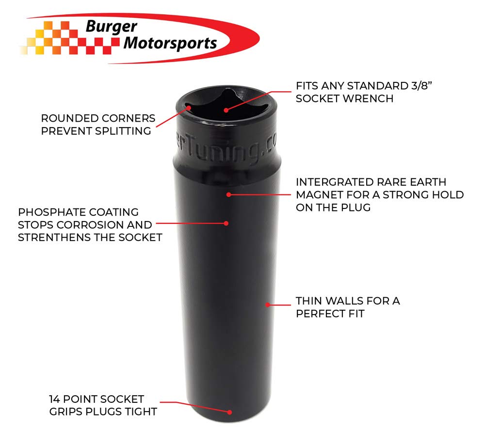 Magnetic Specialty Spark Plug Socket Tool - Universal Fit for 2007+ Turbo Mini Cooper - Perfect for DIY Auto Repairs & Engine Maintenance