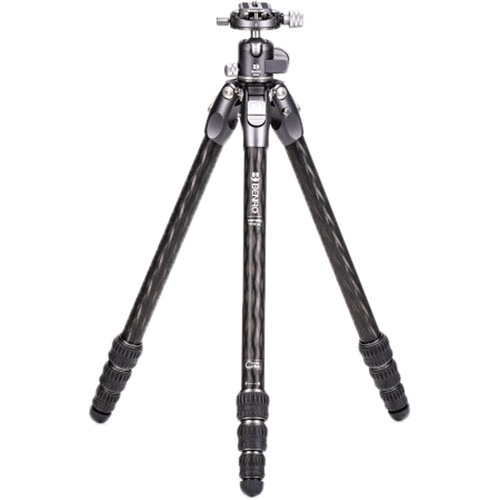 Benro Tortoise Columnless Carbon Fiber Tripod with GX25 Ballhead - 3-Section Twist Lock Legs, Lightweight Travel Tripod for Photography & Videography - Perfect for Outdoor Adventures, Landscape Shots & Vlogging