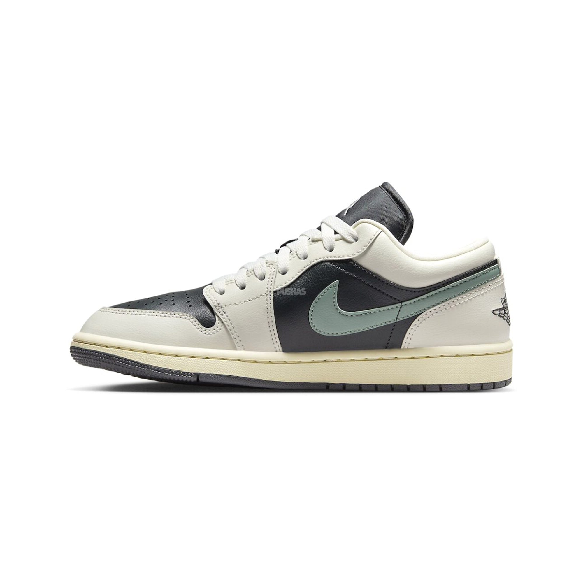 Air Jordan 1 Low 'Jade Smoke' Women's Sneakers 2024 - Retro Basketball Shoes for Women - Casual Streetwear & Gym Fashion