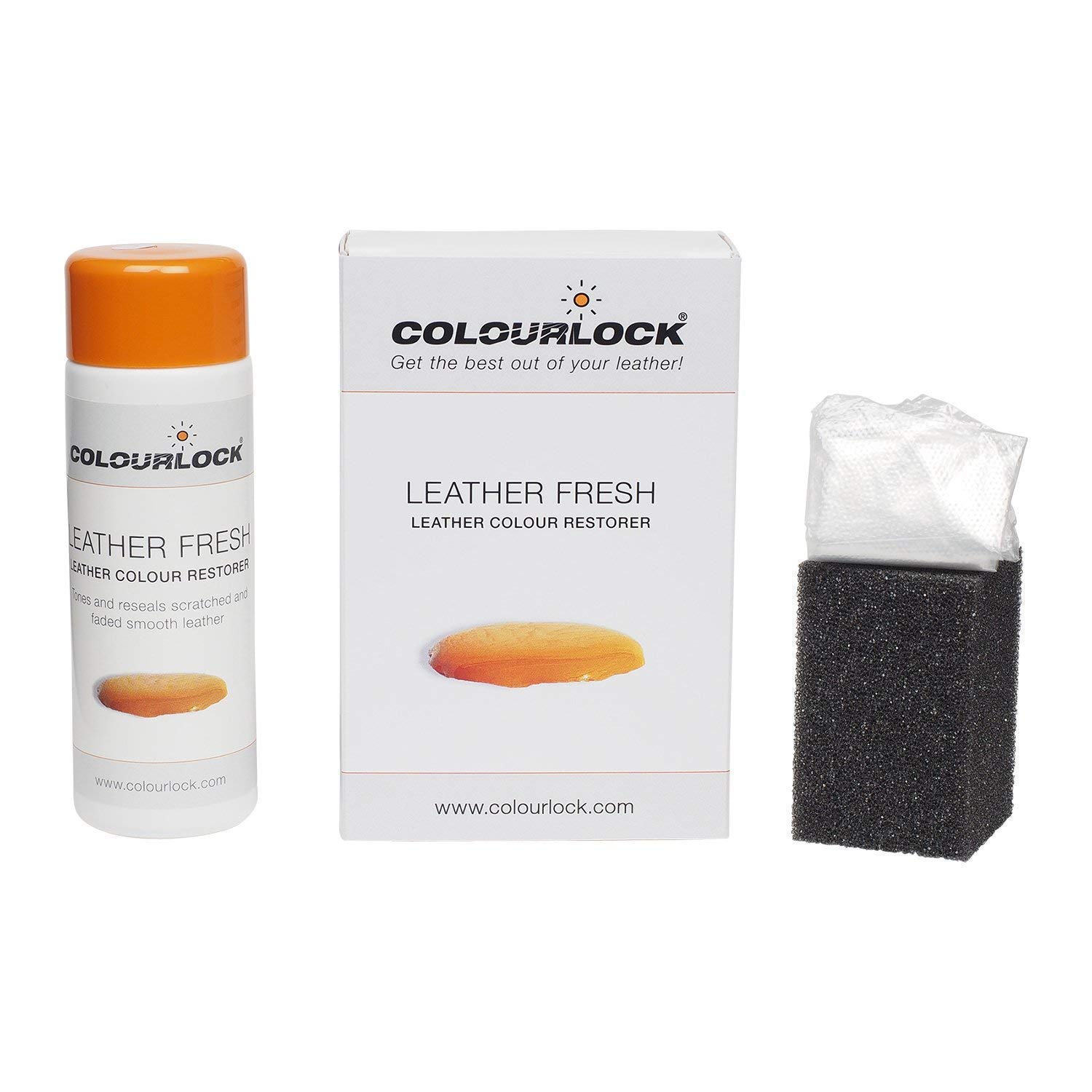 Colourlock Leather Fresh Dye 150ml - DIY Leather Repair & Color Restorer for Car Interiors | Fixes Scuffs & Small Cracks | Compatible with Audi Hellgrau/Platin Hell (Light Grey/Platinum) | Perfect for Leather Seats, Dashboards & Steering Wheels