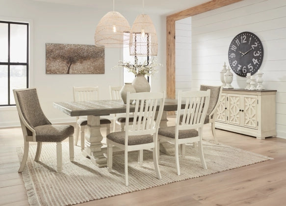 Bolanburg 6-Piece Dining Table Set with Chairs in Antique White - Perfect for Kitchen, Dining Room & Small Space Gatherings