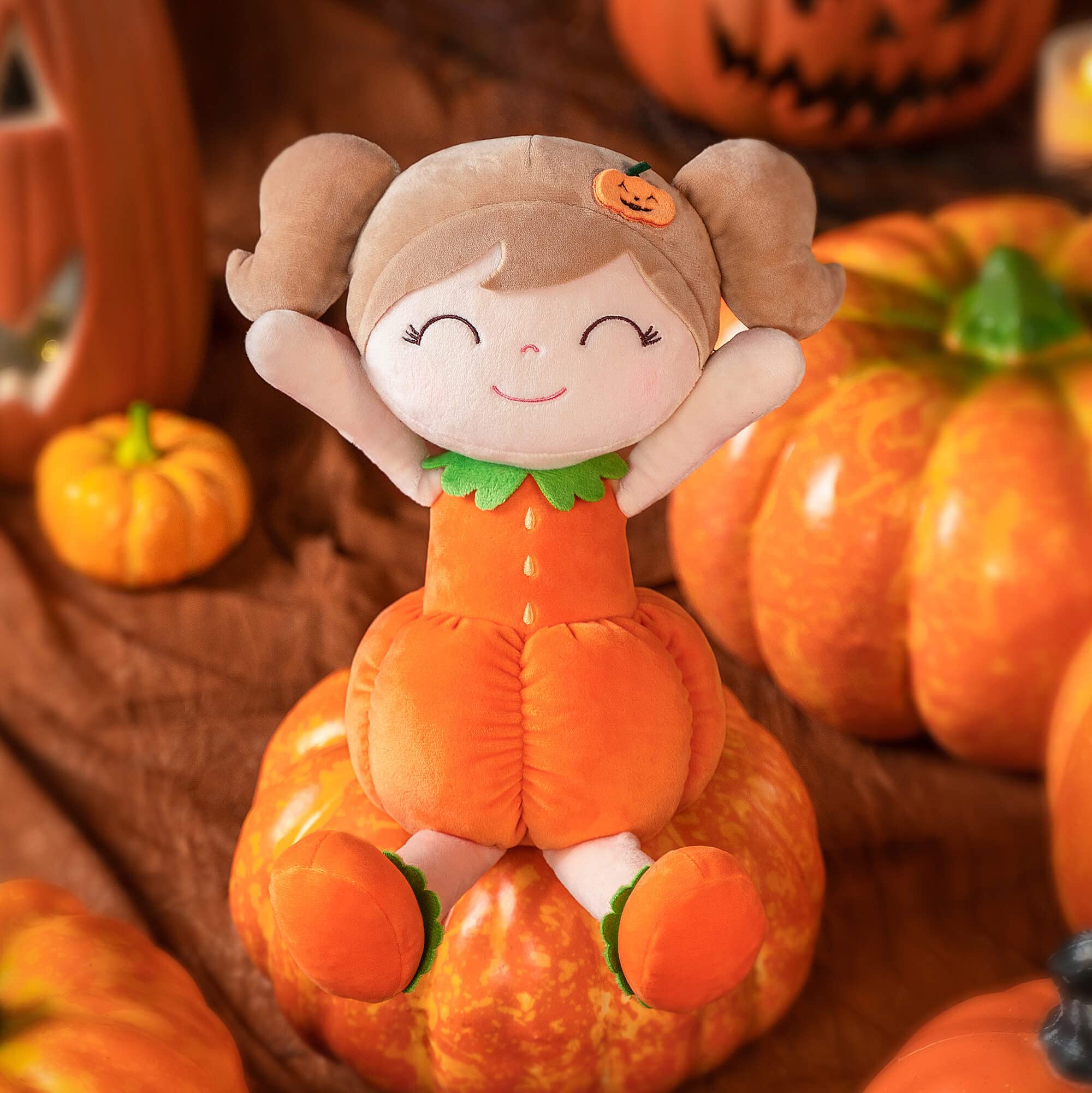 Gloveleya Plush Pumpkin Doll - 18