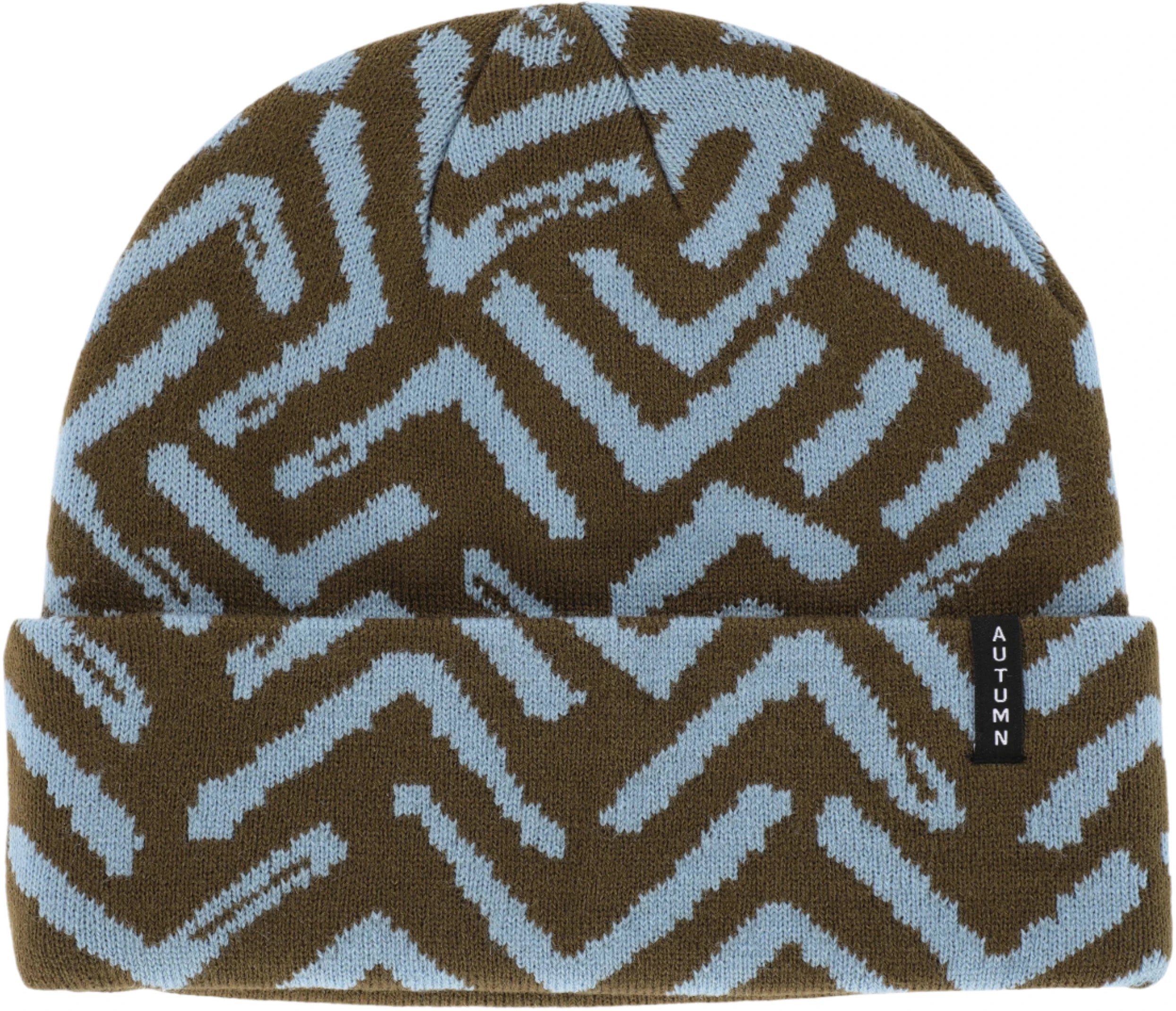 Autumn Select Geo Beanie 2025 - Trendy Knitted Winter Hat for Men & Women - Perfect for Cold Weather, Outdoor Activities, and Fashion Accessories