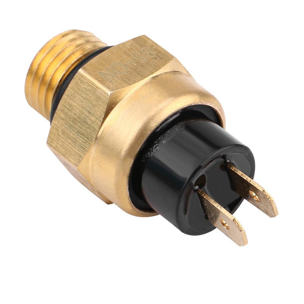 High-Quality Copper Fan Temperature Switch & Thermostat (0010033661) for 2-Stroke & 4-Stroke Engines - Perfect for Cooling Systems in Motorcycles, ATVs, and Small Engines