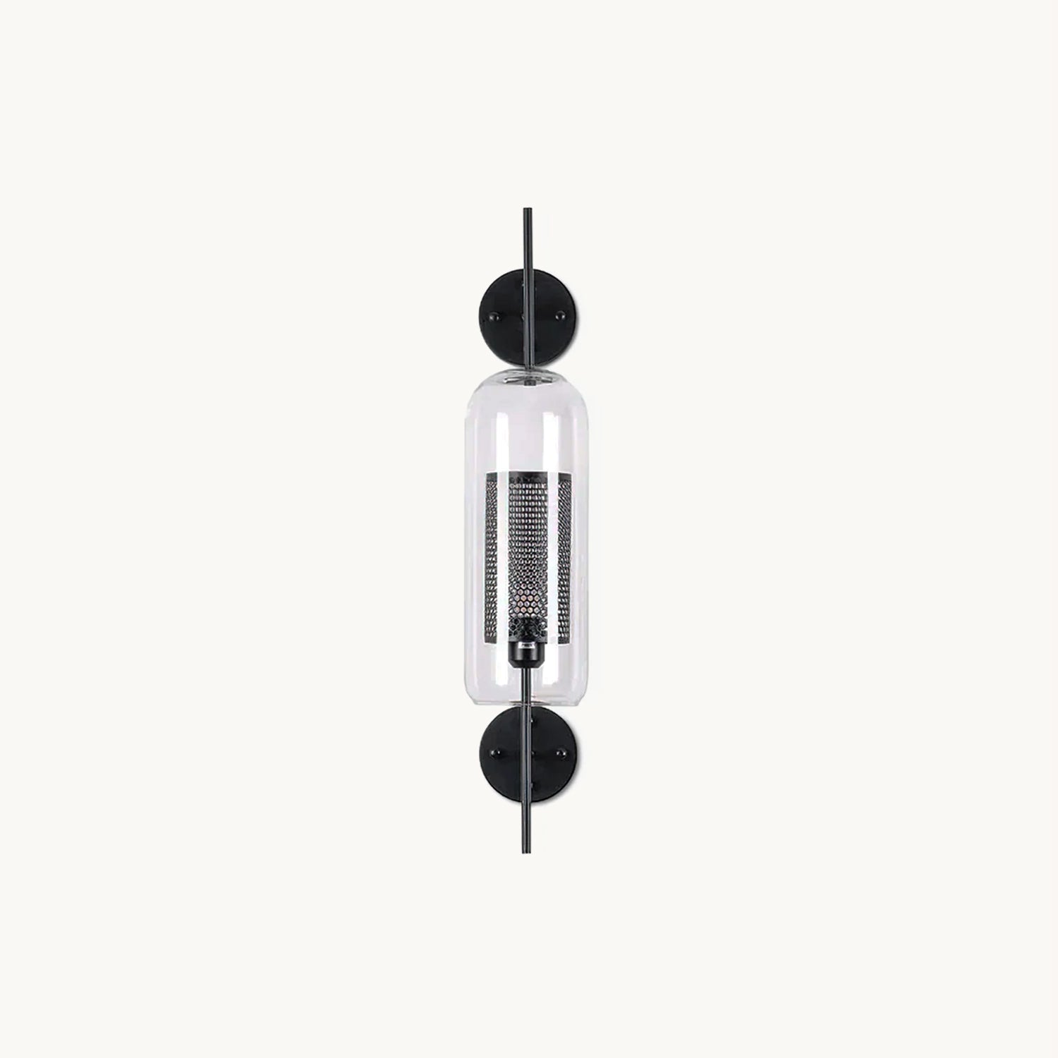 Chiswick Glass Wall Lamp - Modern LED Sconce Light for Living Room, Bedroom, and Hallway - Elegant Home Decor Lighting Fixture