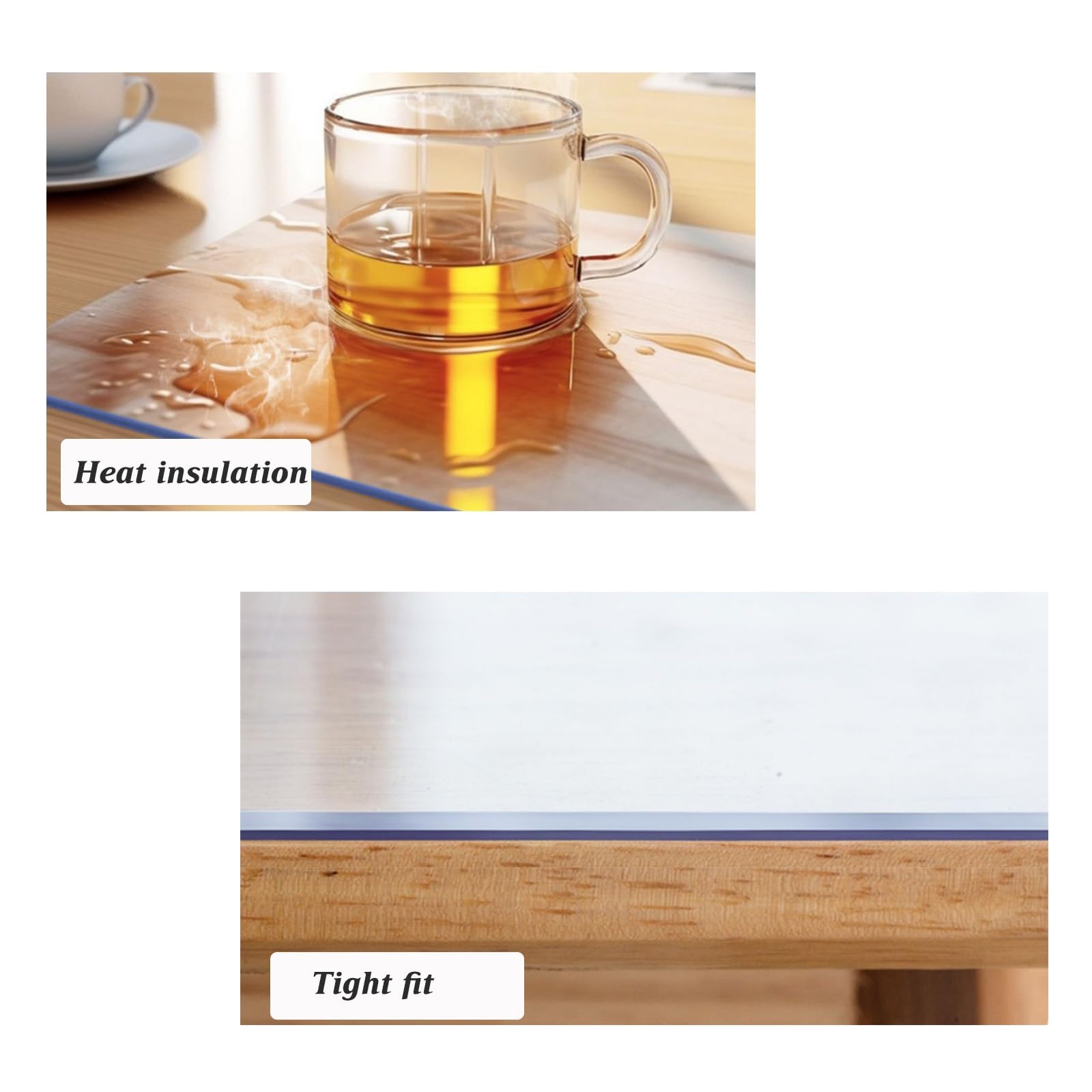 Clear PVC Round Table Protector - 0.06