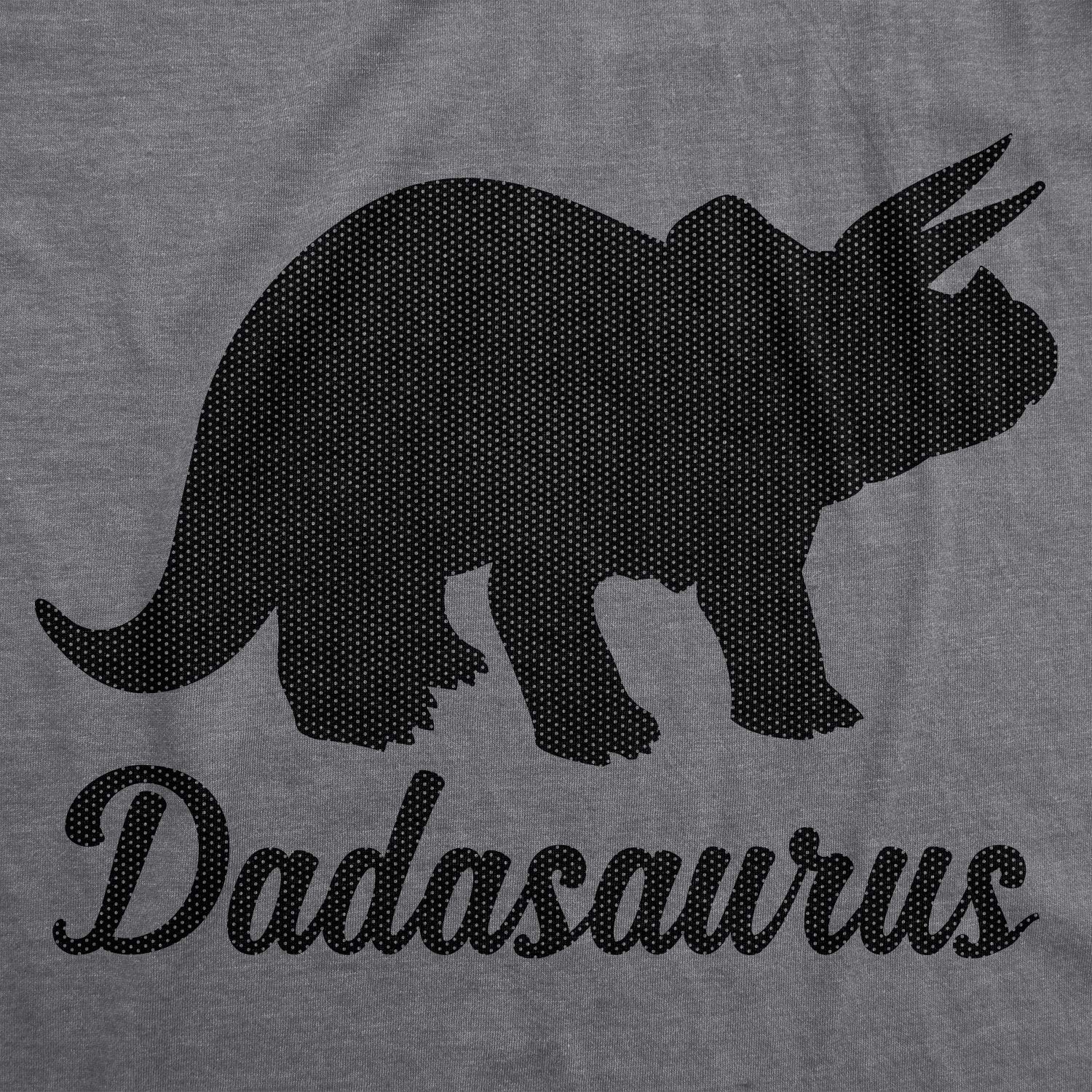 Funny Dinosaur T-Shirt for Men - Crazy Dog Dadasaurus Graphic Tee - Cool Fathers Day Gift Idea for Dads - Perfect Casual Wear & Gag Gift for Dinosaur Lovers