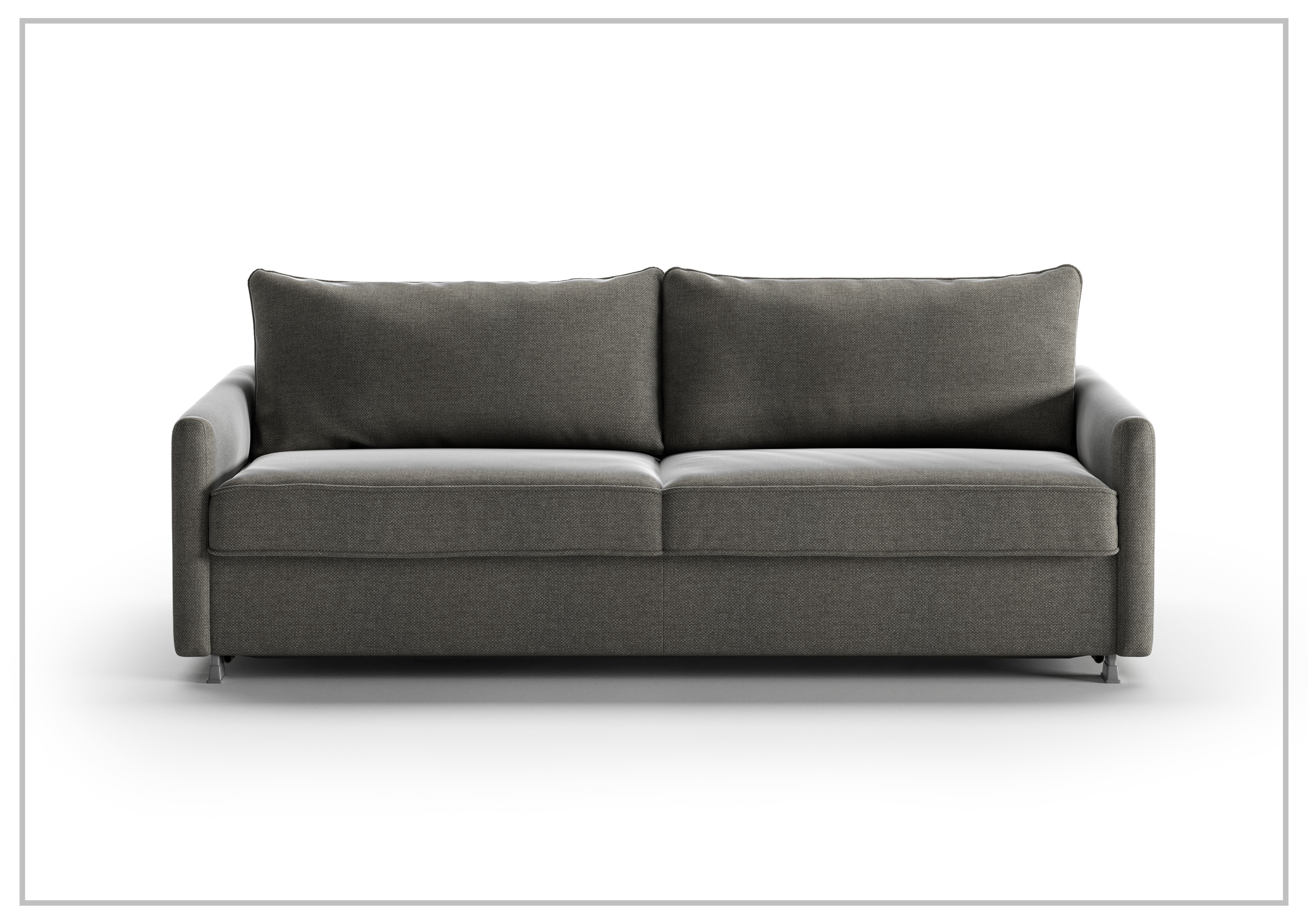Luonto Fabric Bunk Bed Sleeper Sofa - Convertible Space-Saving Furniture for Small Apartments, Guest Rooms & Dorm Living