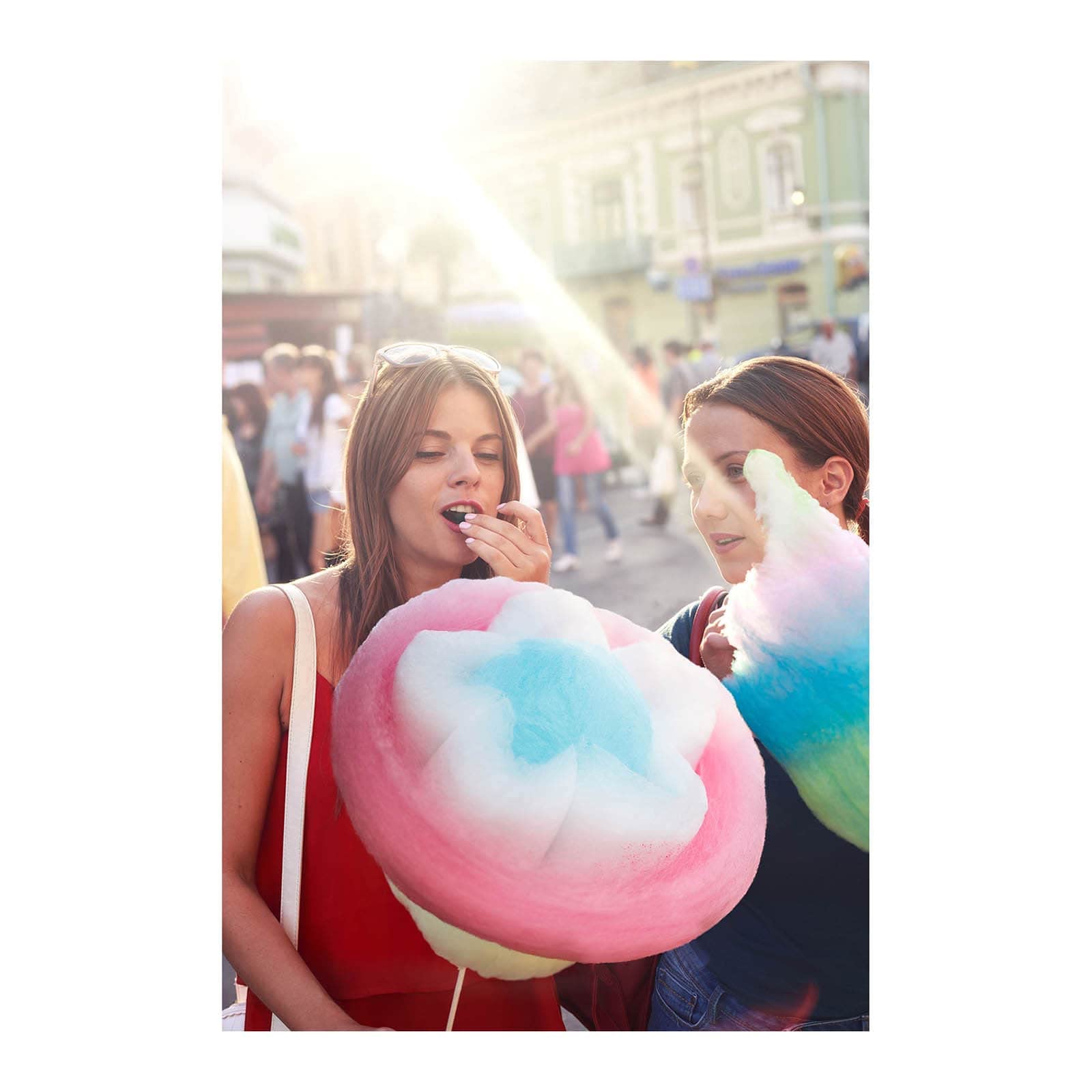 Royal Catering RCZK-1030-W Professional Cotton Candy Machine (52 cm Diameter, 1030W, 1 Unit/30 Seconds, Stainless Steel) - Perfect for Parties, Carnivals, and Events