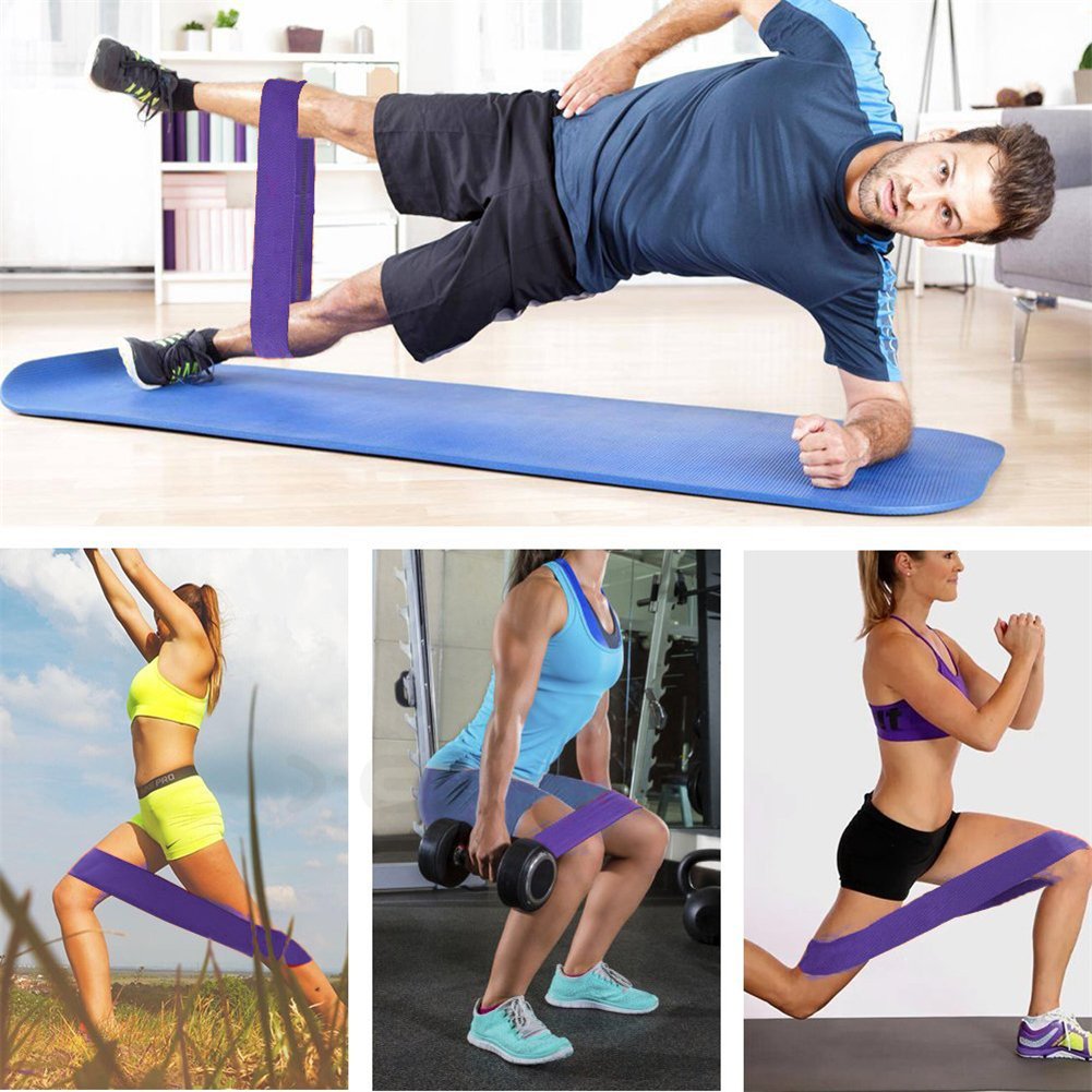 Non-Slip Resistance Sling Hip Band - Glutes & Butt Workout Loop for Legs & Thigh Training, Squats, Warmups & Stretching - Powerlifting Mobility Activation - Perfect for Home Gym, Yoga, Pilates & Fitness Enthusiasts