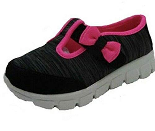 Athletic Works Girls Sneakers Size 7 with Memory Foam Cushioning - Comfortable Running Shoes for Kids, School, Playground & Daily Wear