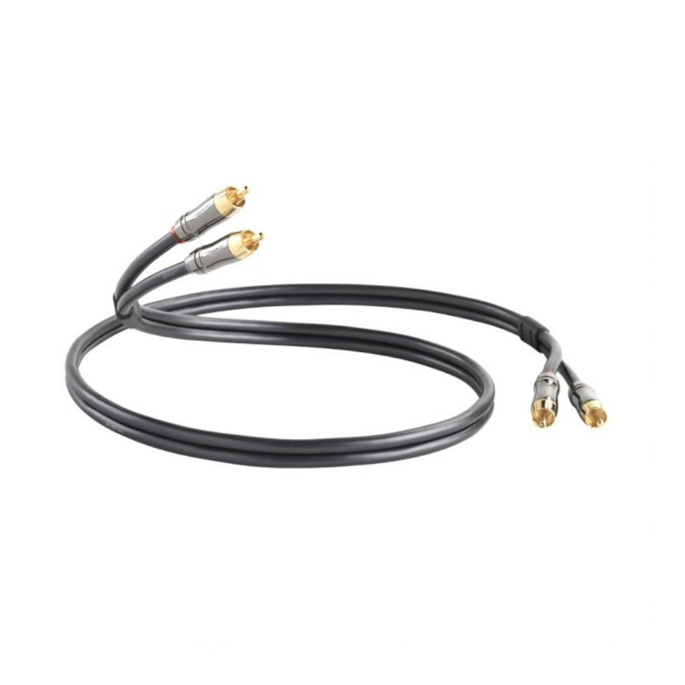 High-Quality QED Performance Audio Graphite RCA to RCA Interconnect Cable - Premium Sound for Home Theater, Stereo Systems & Audiophile Setups