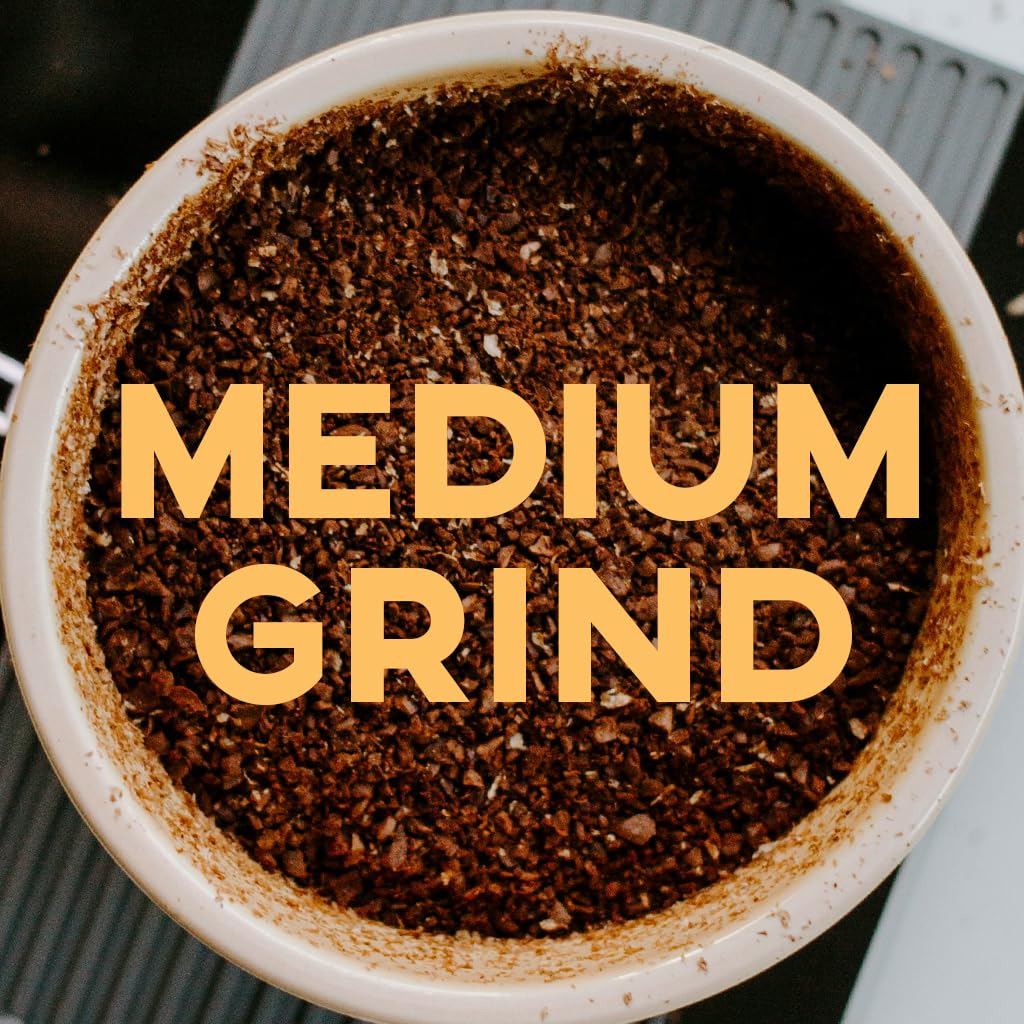 Java Works Caramel Macchiato Flavored Ground Coffee - 340g (12oz) Premium Arabica Blend for Home, Office & Cafes | Perfect for Espresso, Drip & French Press Brewing