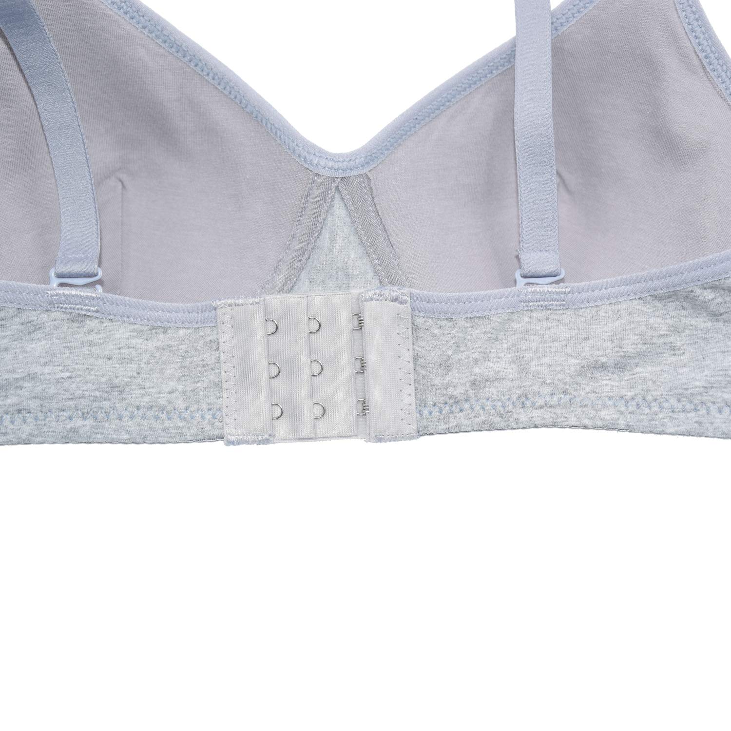 6 Pack Wireless Padded Starter Bras for Teen Girls - Comfortable Training Bras for Sports & Everyday Wear - Perfect for School, Yoga, and Active Lifestyles