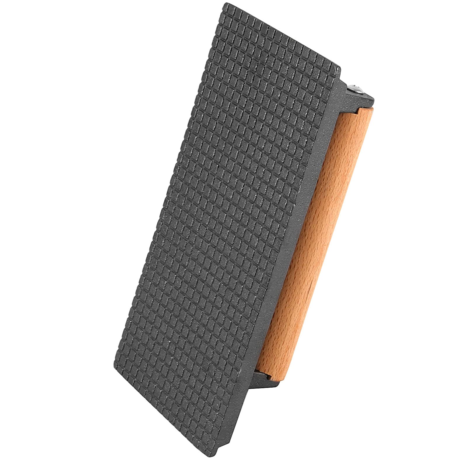 2-Pack 8x4 Inch Cast Iron Grill Press - Heavy Duty Bacon & Steak Weight with Wooden Handle - Perfect for Burgers, Paninis, Sandwiches & BBQ Cooking - Ideal for Grilling, Griddle Cooking & Kitchen Use