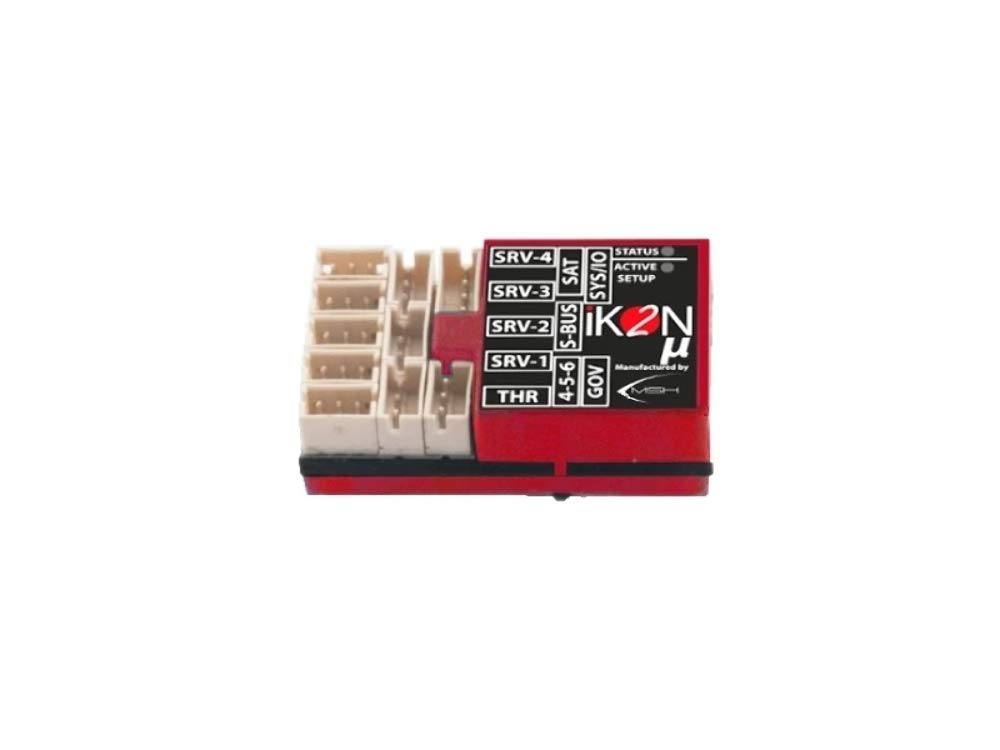 Micro iKON2 Flybarless System for RC Helicopters - High Performance FBL Controller with Vibration Damping (Micro USB Cable Not Included) - Perfect for 3D Aerobatics and Precision Flying