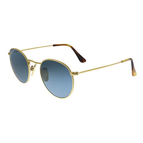Demigloss Brushed Gold/Blue/Gold Mirrored Polarized