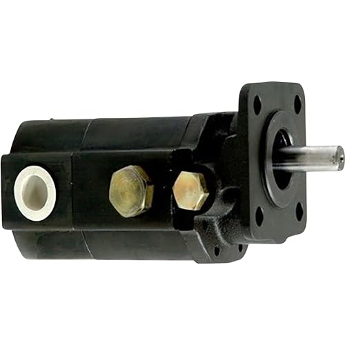 Heavy Duty Cast Iron Two-Stage Hydraulic Pump - 7 GPM Flow Rate, 1/2 Inch Diameter Shaft, Model CBT-6.3/1.6cc - Ideal for Industrial Machinery, Agricultural Equipment & Hydraulic Systems