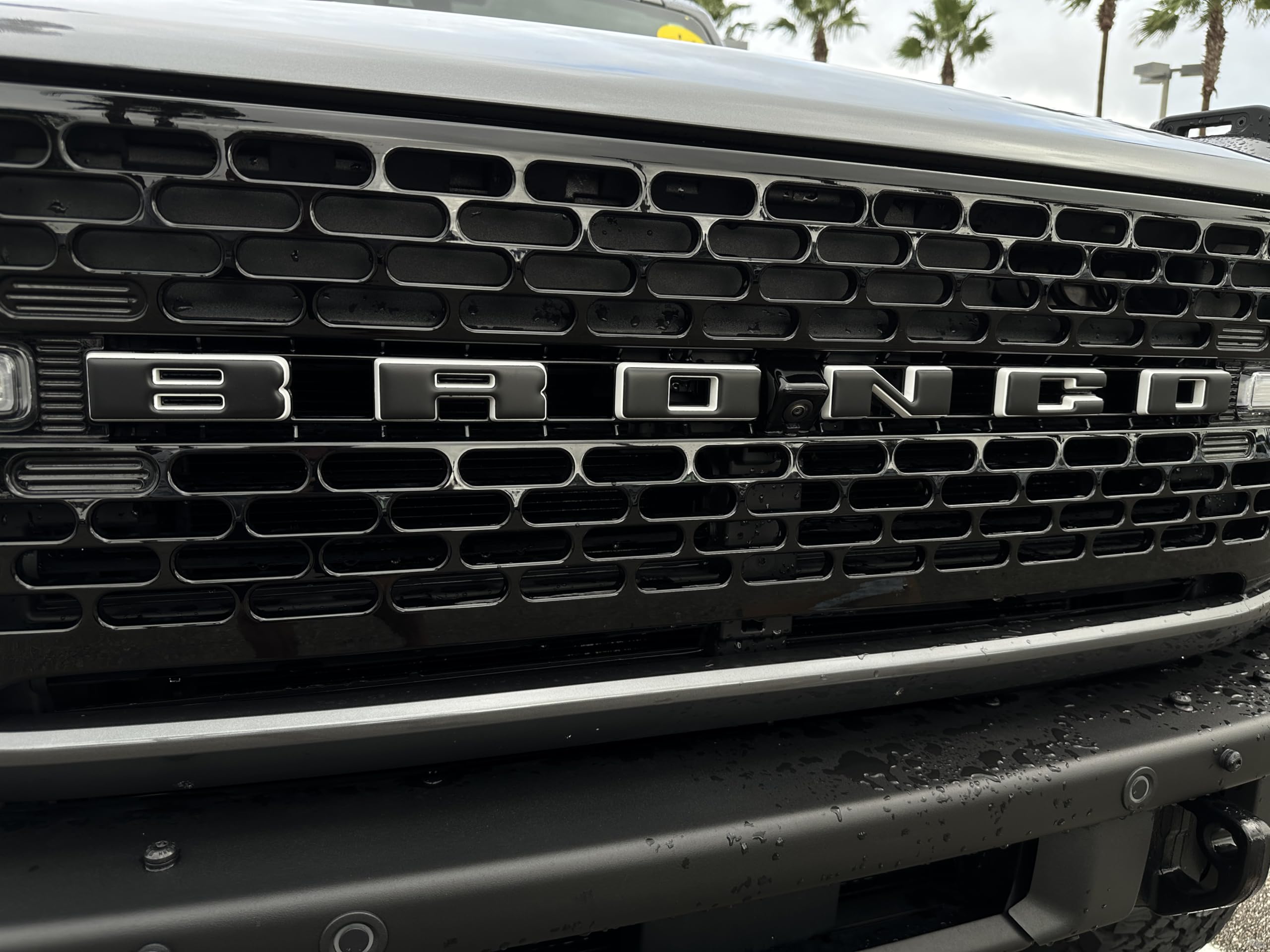 2021-2025 Ford Bronco Grille Letter Overlays - Custom Emblem Badge Decals for Off-Road & Truck Accessories - Perfect for Car Enthusiasts & Outdoor Adventures