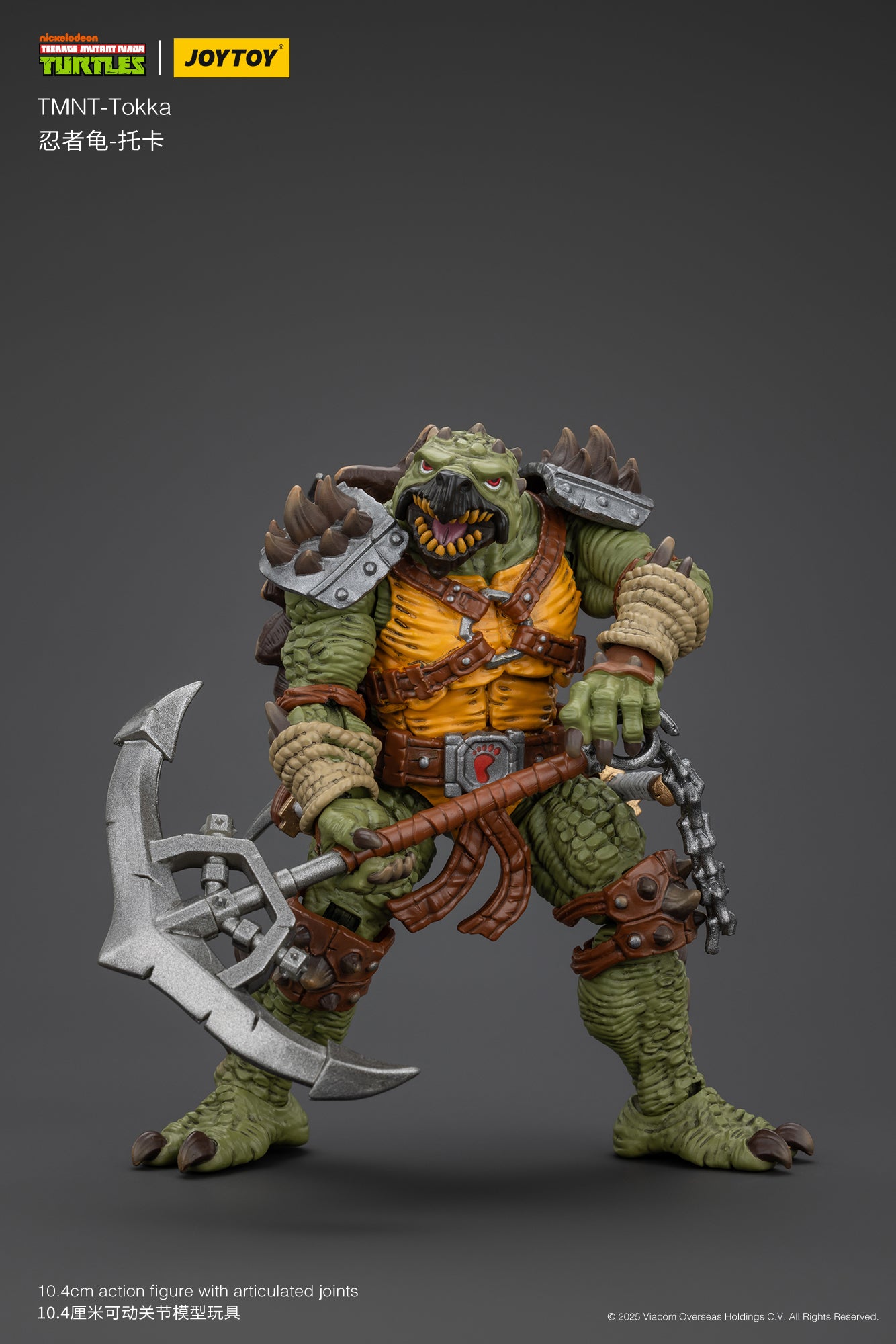1/18 JOYTOY TMNT Slash & Tokka Action Figure Set - Collectible Ninja Turtle Villains for Display & Play - Perfect for TMNT Fans & Toy Collectors