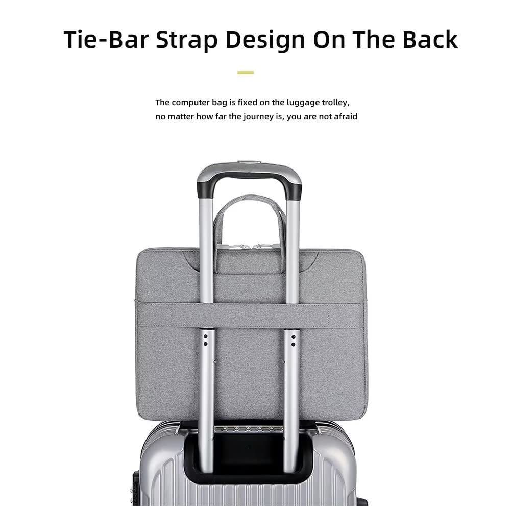 Yohora Professional Laptop Briefcase for Men & Women - Lightweight Waterproof Business Messenger Bag with Shoulder Strap - Perfect for Office, Travel, and Business Meetings