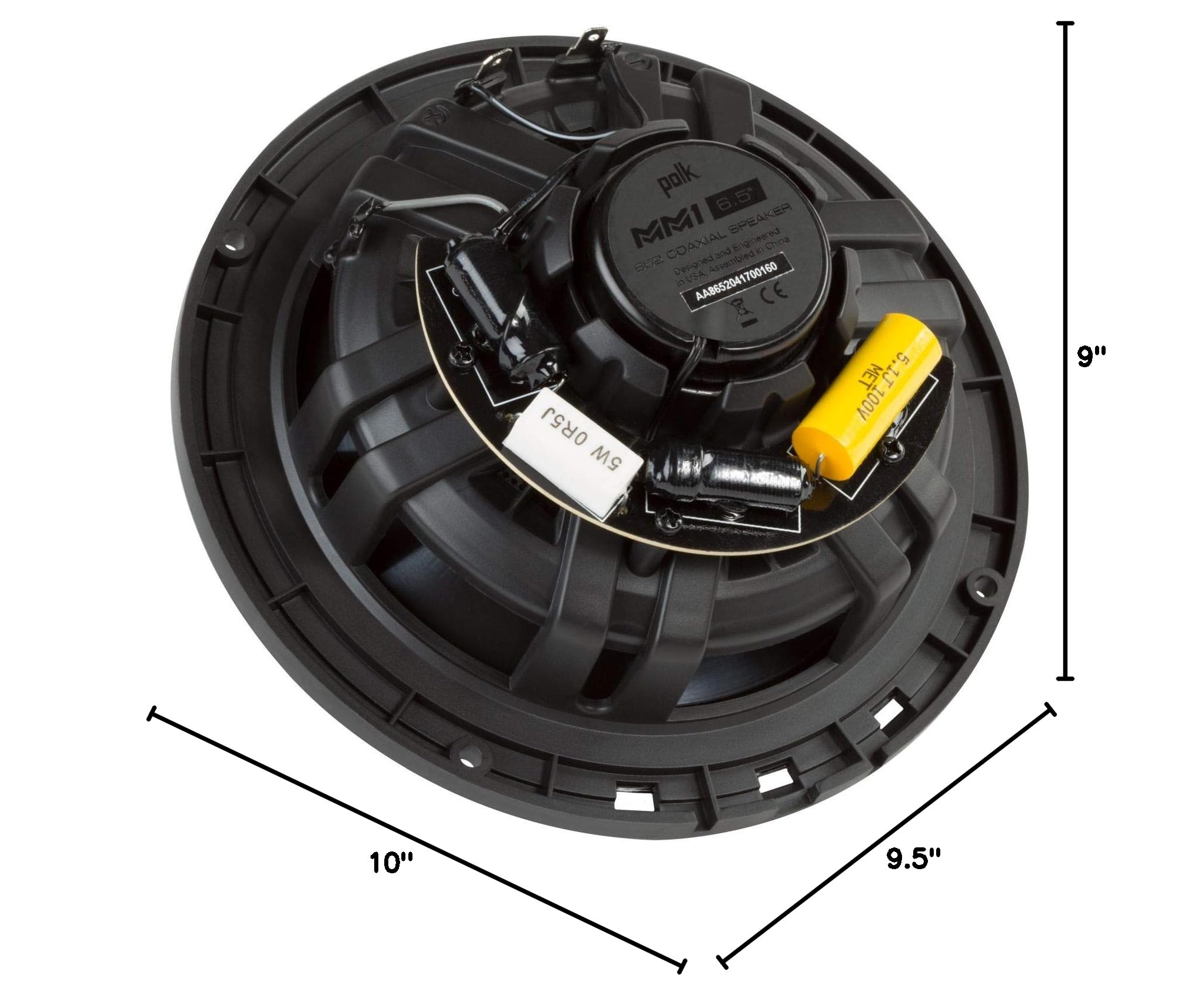 SSV Works Front Kick Pods for Can-Am X3-F65U with Polk MM652 6.5
