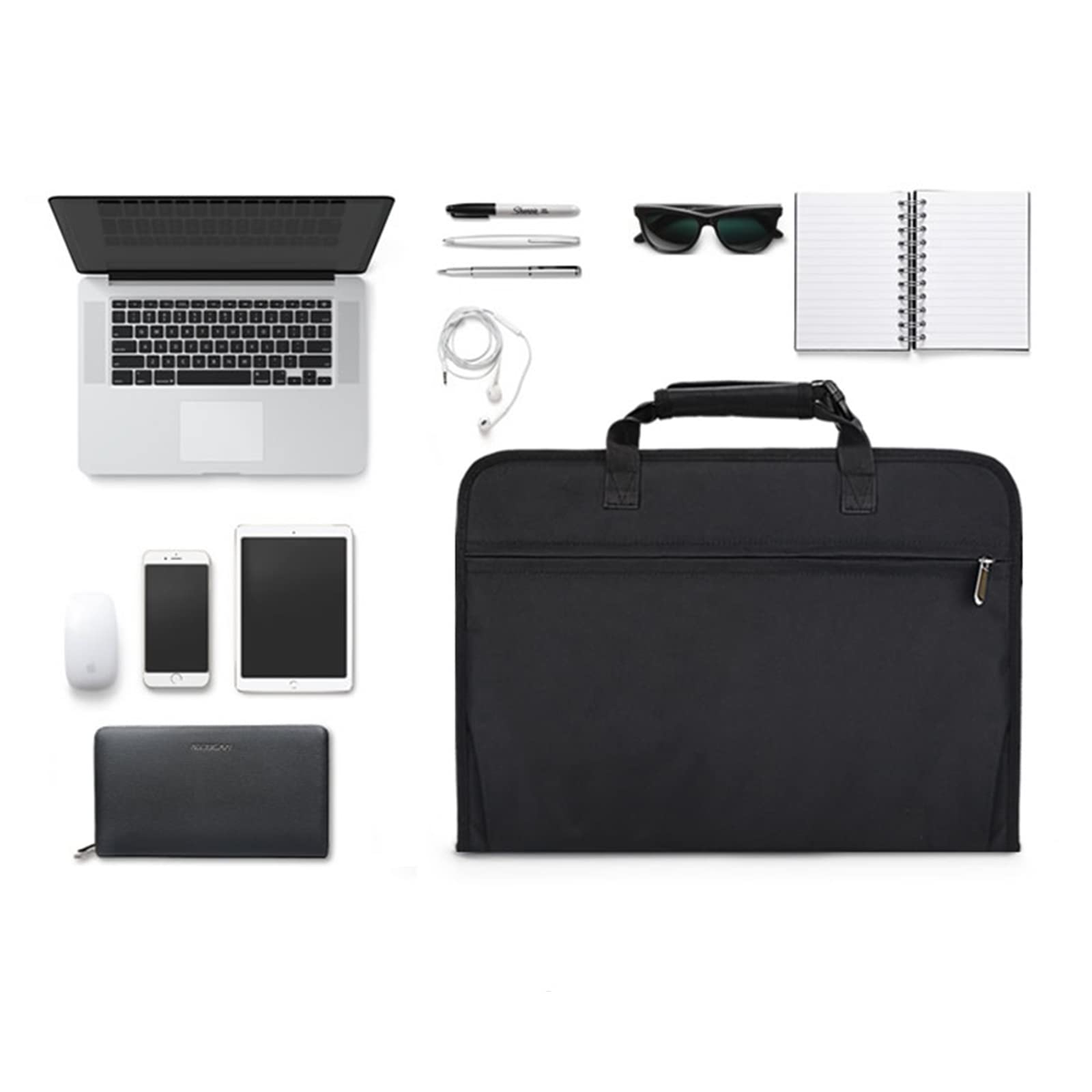 Matybobe 3-in-1 Auto Steering Wheel Desk - Foldable Car Laptop Tray, Backseat Organizer & Tablet Holder for Eating, Working & Road Trips | Perfect for Commuters, Delivery Drivers & Family Travel