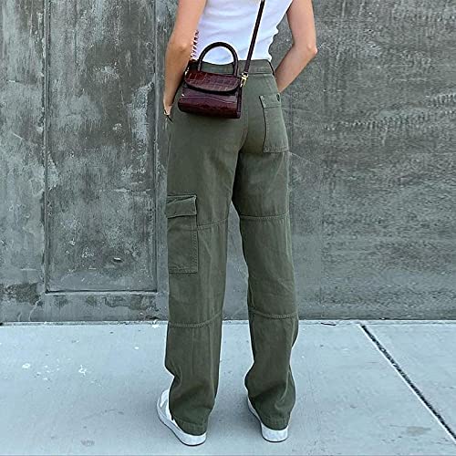 KMBANGI Women's High Waisted Wide Leg Denim Jeans - Straight Baggy Trousers for Casual & Y2K Streetwear Fashion | Perfect for Everyday Wear, Office Outfits & Trendy Street Style