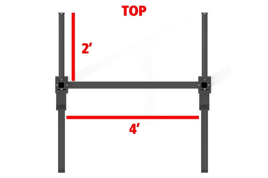 Warrior 4.2 Wall Mounted Squat Rack V3 - Heavy Duty Home Gym Equipment for Strength Training, Weight Lifting & CrossFit Workouts - Perfect for Garage, Basement & Small Space Home Gyms