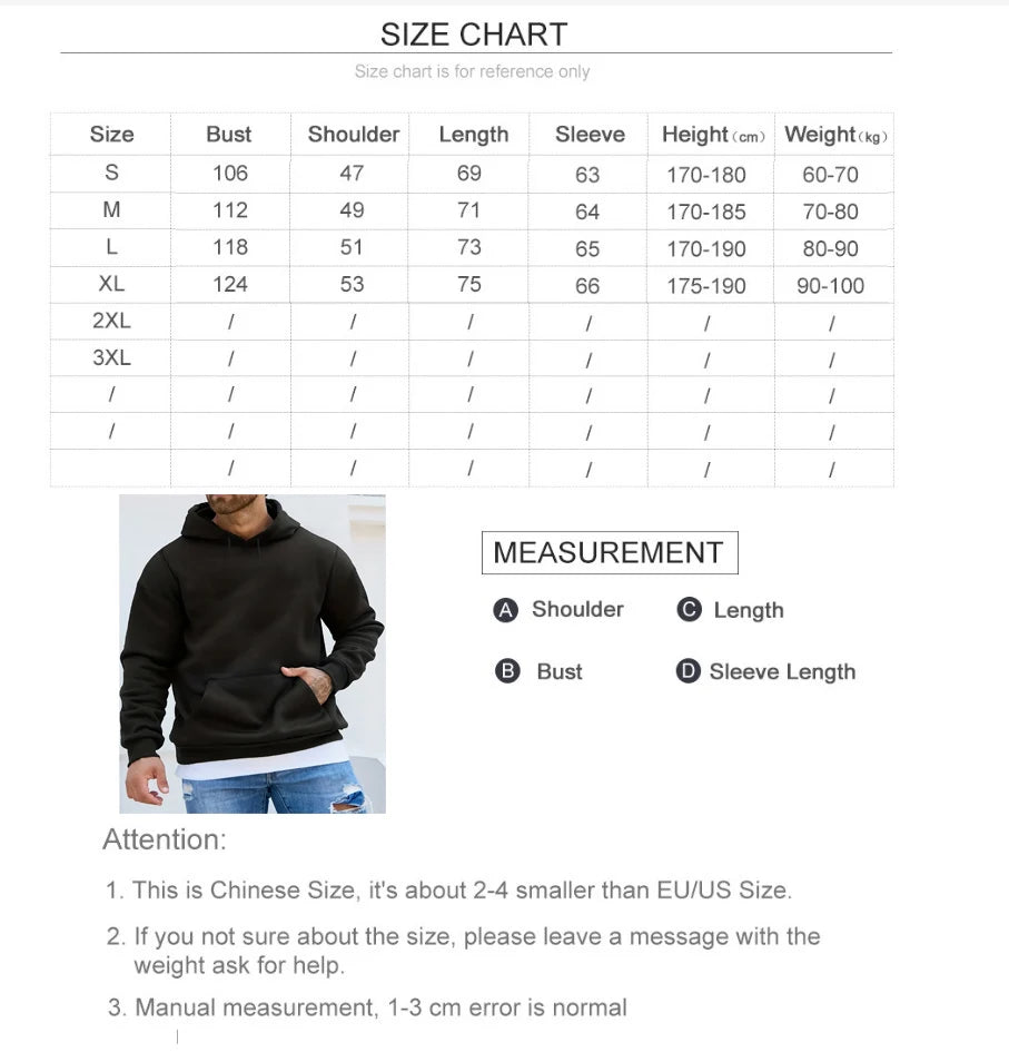 Los Angeles USA Print Men's Long Sleeve Cotton Hoodie - Casual Drawstring Pullover for Autumn & Winter | Streetwear, Gym, Outdoor Activities