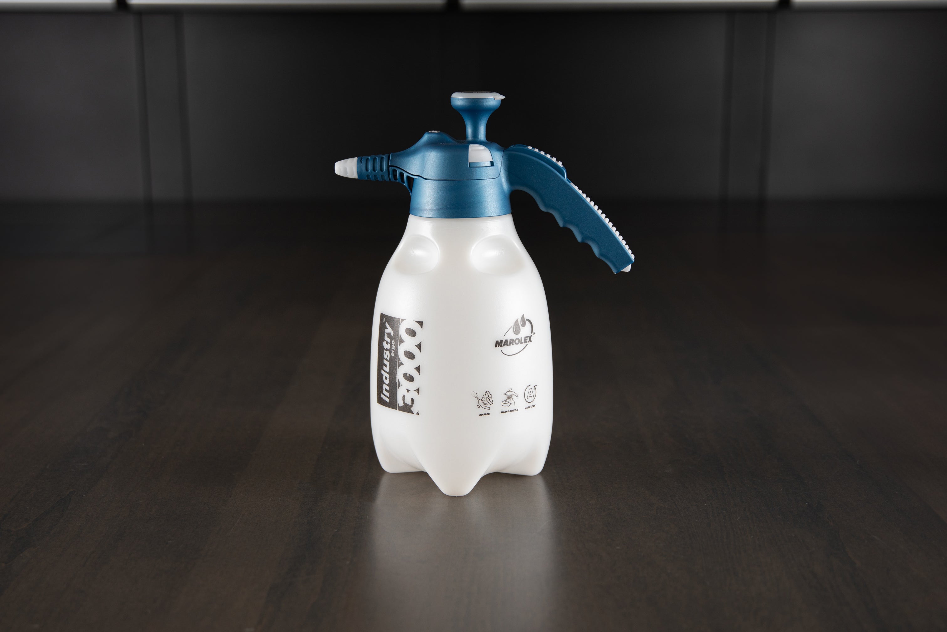Marolex Ergonomic Industrial Spray Bottle - Heavy Duty Chemical Resistant for Cleaning, Gardening & Automotive Use