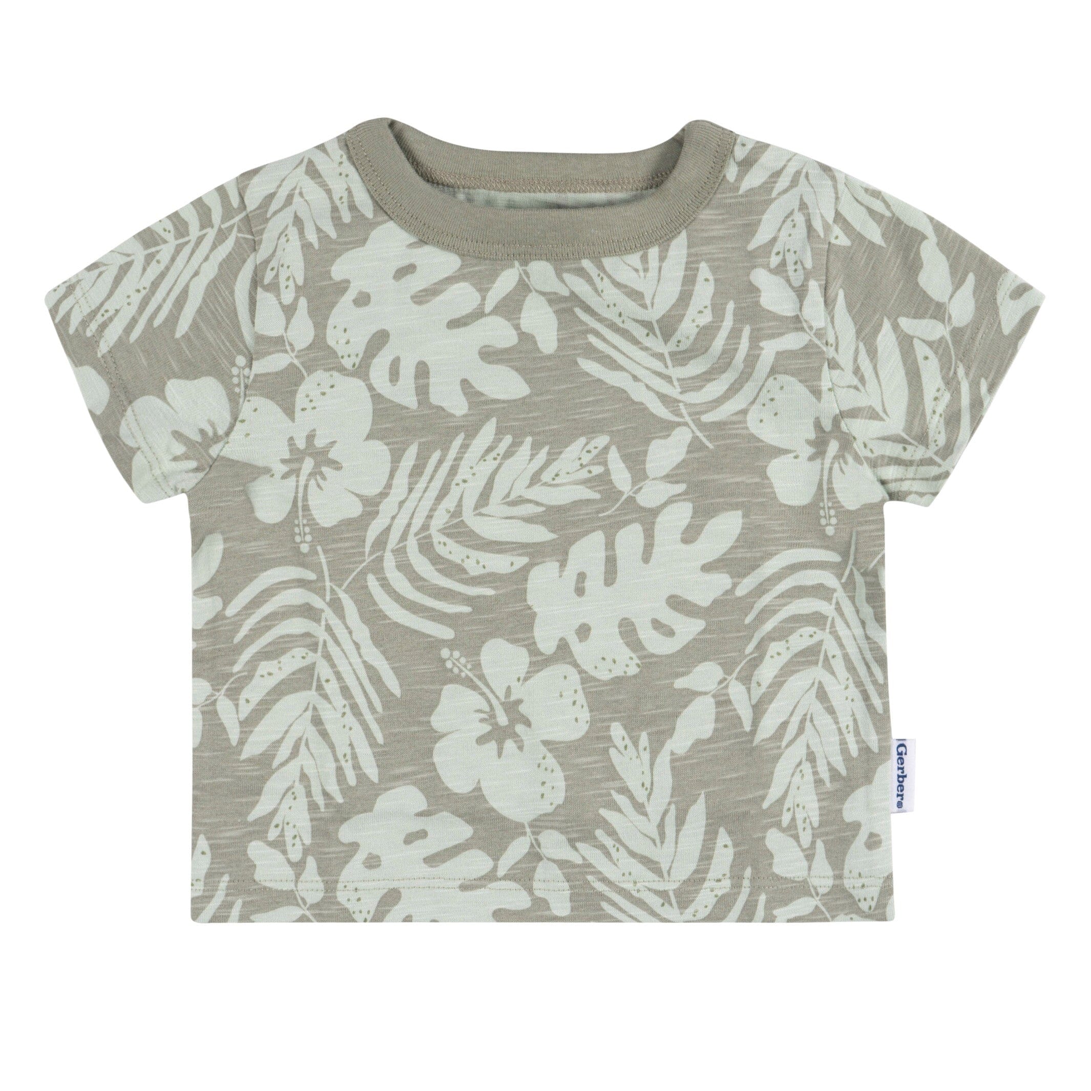 2 Piece Baby & Toddler Boys Tropical Leaves T-Shirt & Shorts Set - Cute Summer Outfit for Beach, Park & Playtime