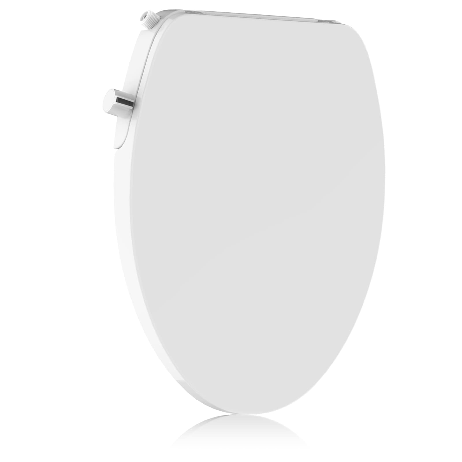 Premium Non-Electric Bidet Toilet Seat with Dual Nozzle - Easy Installation Elongated Toilet Seat for Enhanced Personal Hygiene & Comfort (Fits Elongated Toilets, White) - Perfect for Home, RV & Bathroom Upgrade