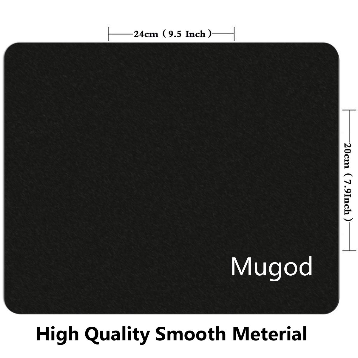 Premium Gaming Mouse Pad with Green Button - Non-Slip Rubber Base, 7.9x9.5 Inches - Perfect for PC, Laptop & Office Use - Gamer Logo Design for Enhanced Gaming Experience