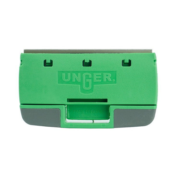 Unger ProTrim 4 Inch Window Cleaning Squeegee - Professional Glass Scraper for Streak-Free Cleaning at Home, Office, and Commercial Use