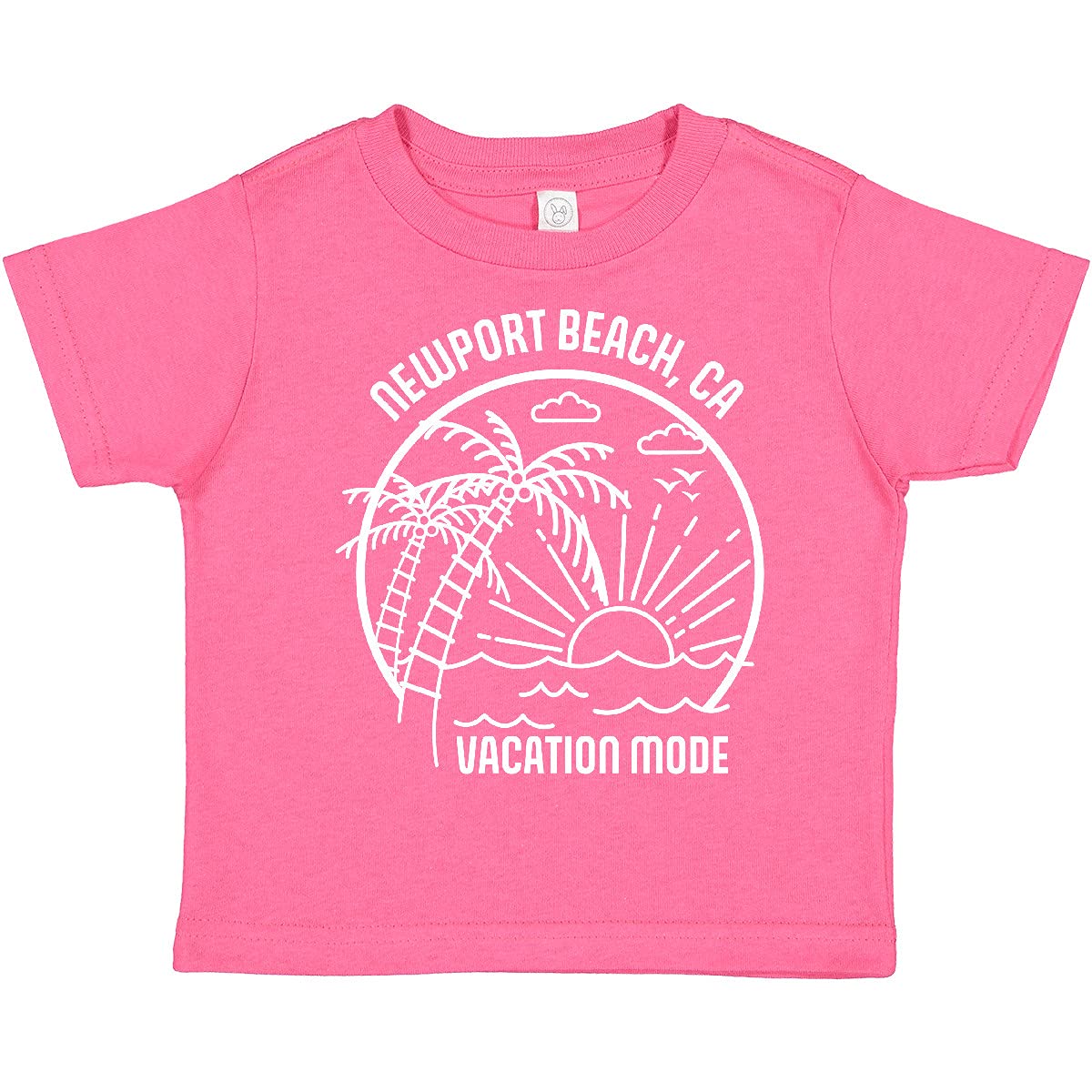 Inktastic Summer Vacation Mode Newport Beach California Toddler T-Shirt - Cute Graphic Tee for Boys & Girls - Soft Cotton Kids Shirt - Perfect for Beach Trips, Family Vacations & Summer Outfits