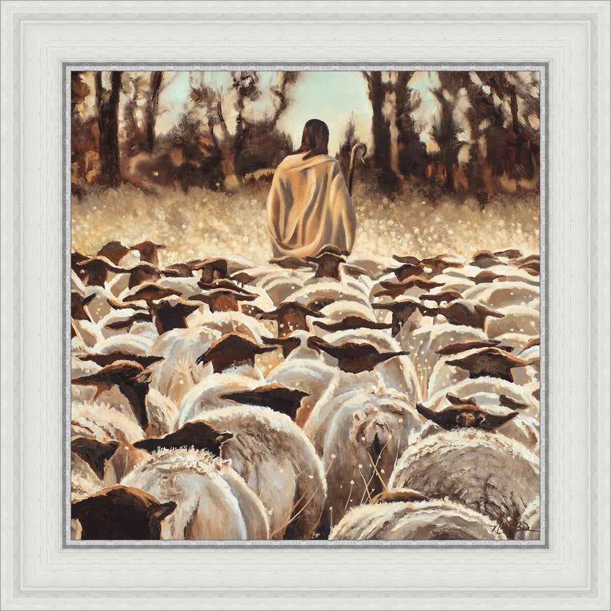 Be Ye Followers of Me - Inspirational Christian Wall Art for Home & Church Decor | Perfect for Living Room, Bedroom & Office