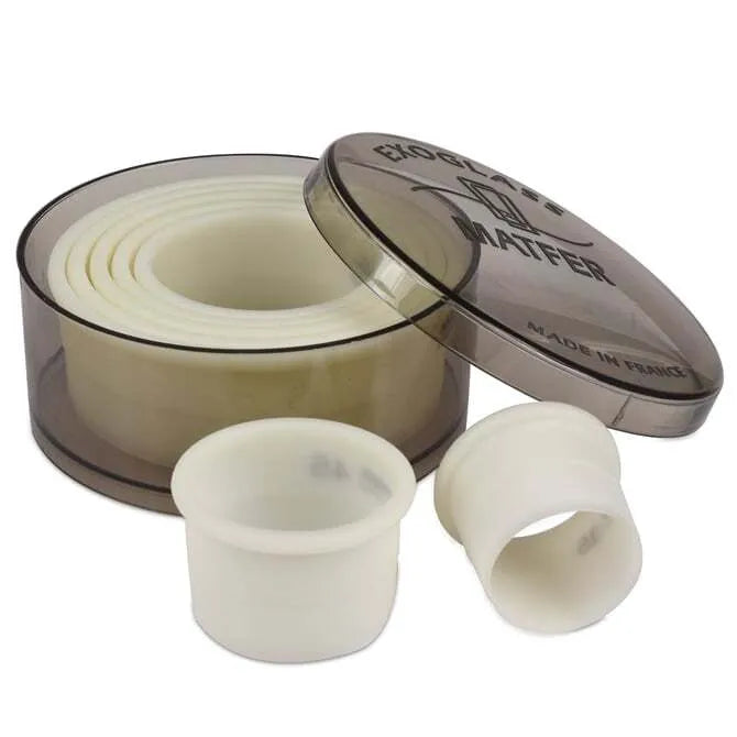 Exoglass Round Cutters - 7-Piece Set for Precision Glass Cutting | Perfect for DIY Projects, Stained Glass, and Mosaic Art