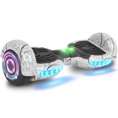 Spider Hoverboard - 6.5'' Self-Balancing Electric Scooter with Bluetooth Speaker & LED Lights for Kids | Perfect for Indoor/Outdoor Fun, Birthday Gifts & Teen Rides